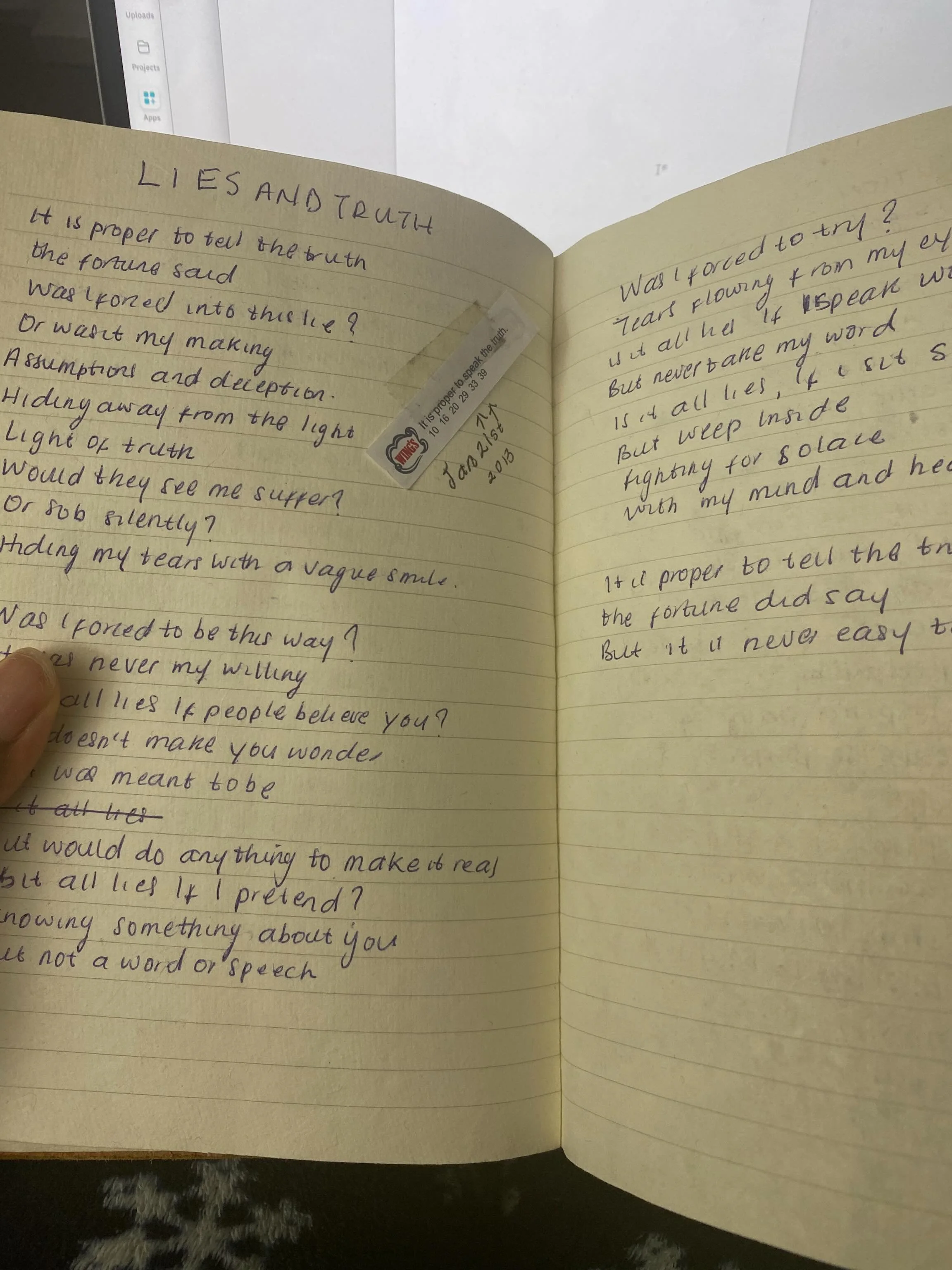 It&rsquo;s hard to believe that 15 years ago I was writing poems in my diary. I was writing words that no one got to see. I was so unsure of my own voice as a writer. It thought it was just a silly thing that I did when my mind wondered and now more 