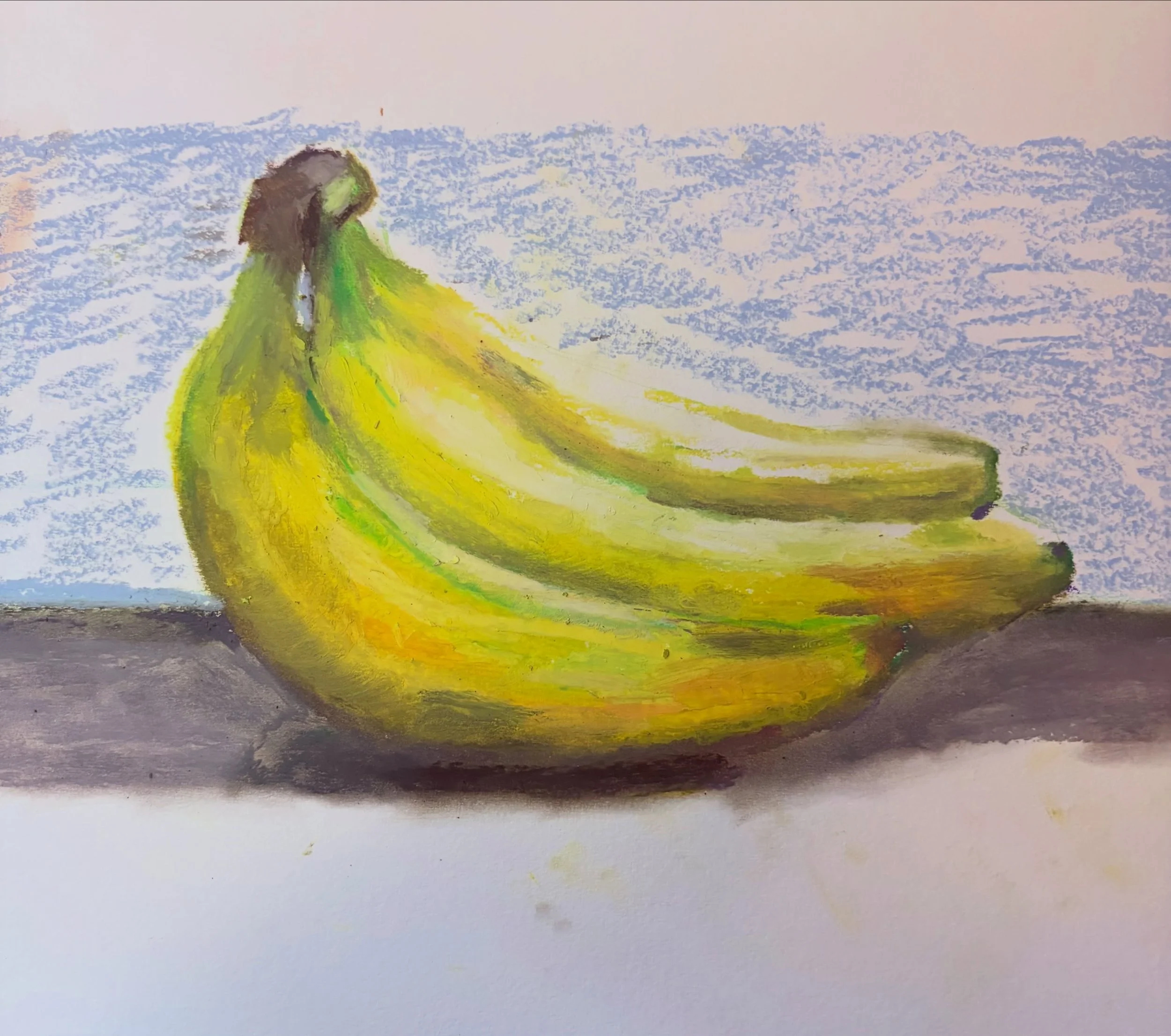 Continuing to work with oil pastels! I think I am getting better at blending the pigments. Here is some of my latest work. The colours are sublime #oilpastelart #fruit #tulips