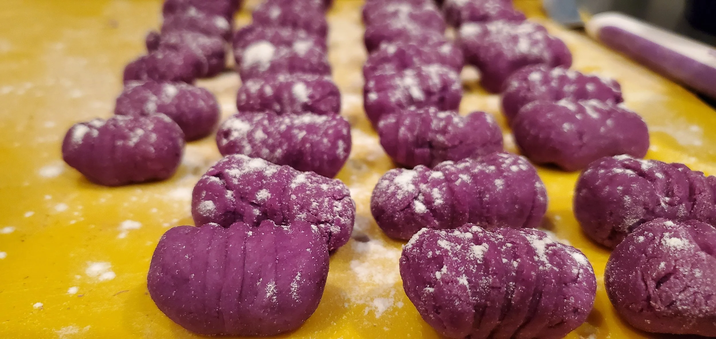 Purple Sweet Potatoe Gnochi