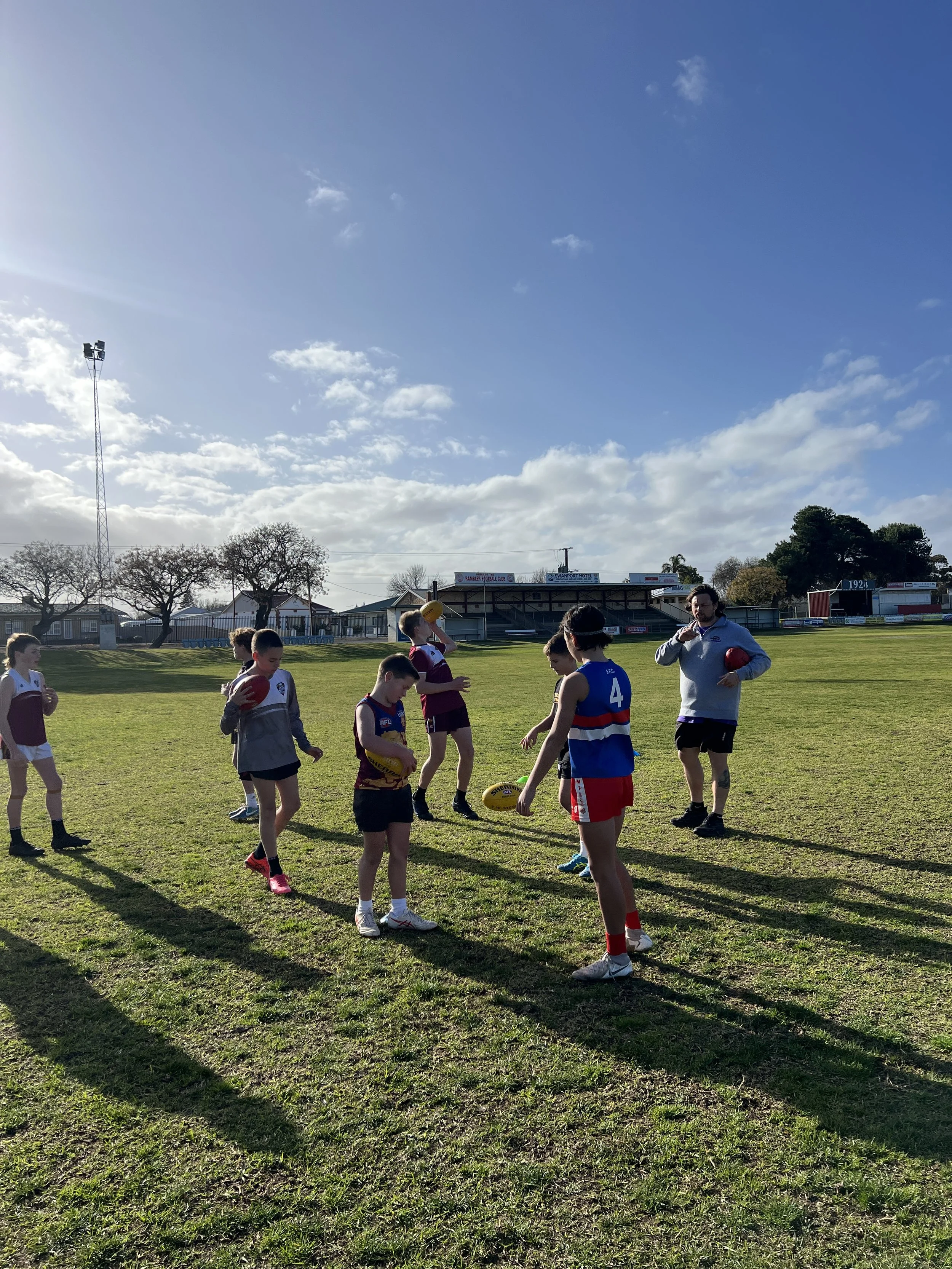 AFL football clinic coaching