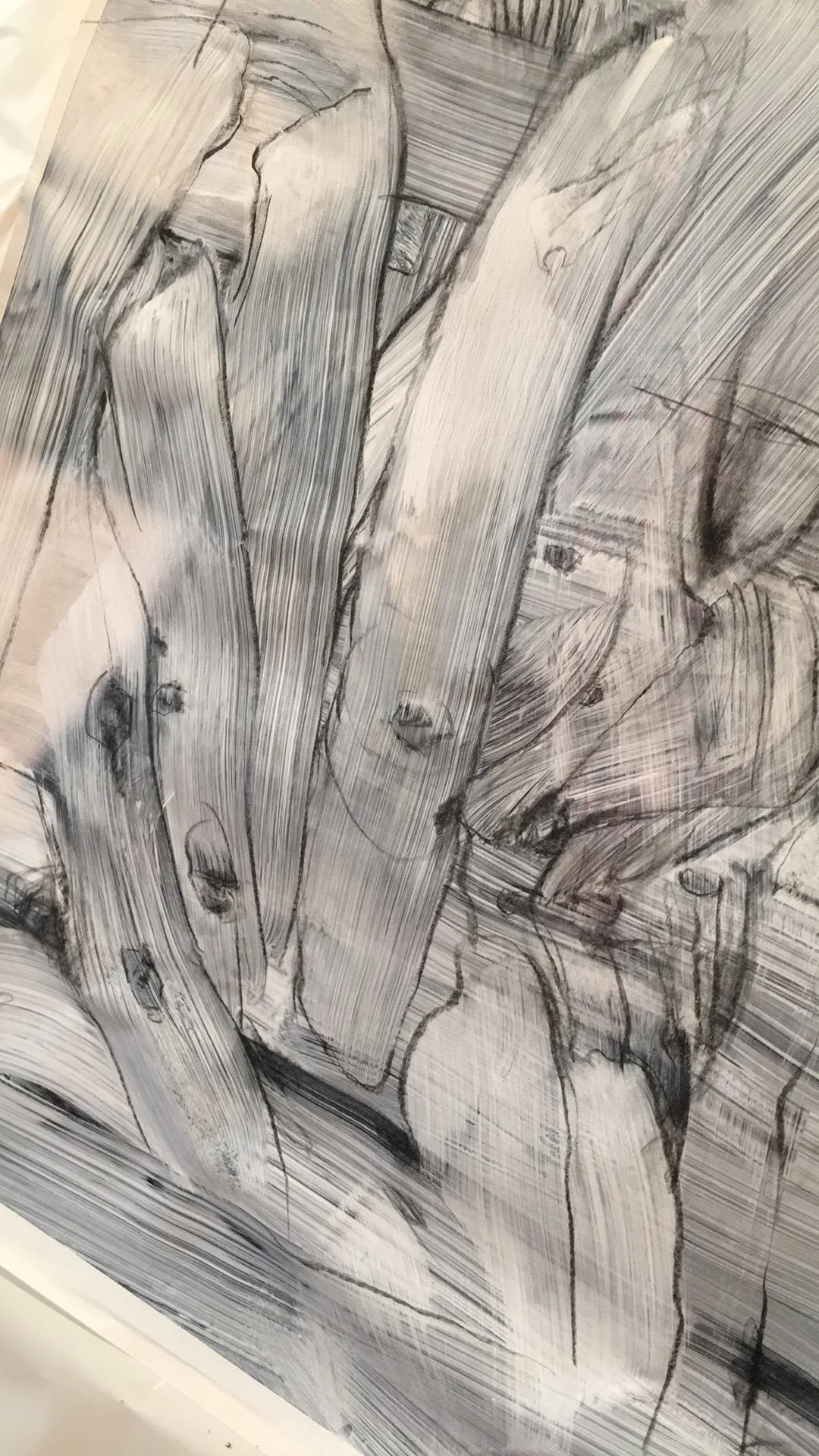 A detail from a new series of large drawings...