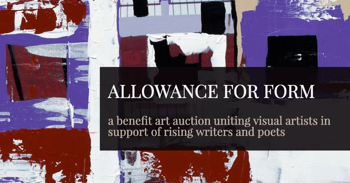 "Allowance for Form" fundraiser at Guerrero Gallery on April 28th