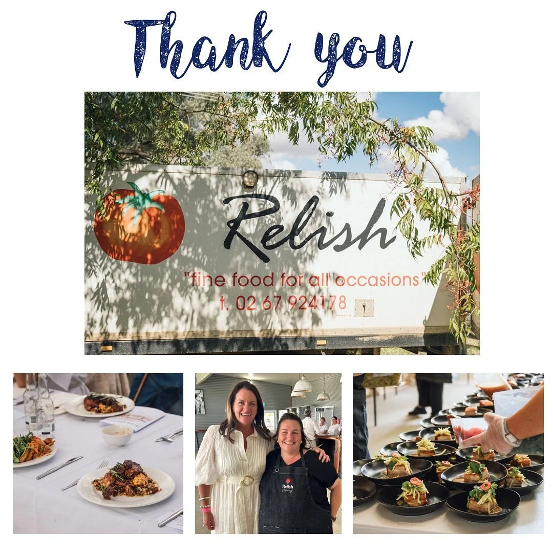 A HUGE thank you to Treen and the wonderful Relish team! #thelongwhitelunch @relishcateringnarrabri