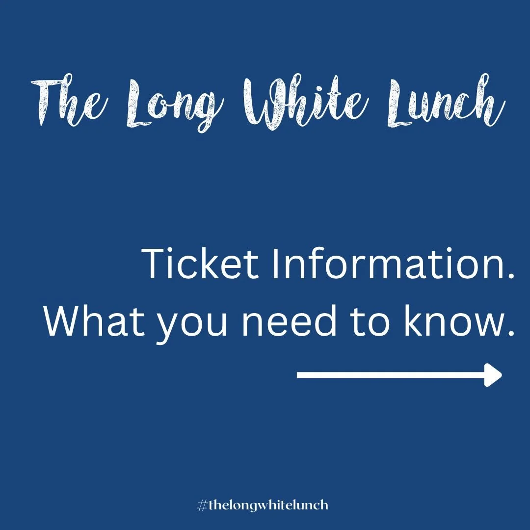 🤍 THE LONG WHITE LUNCH &mdash; TICKET INFO DROP! 🤍
28 March 2026
It&rsquo;s almost time, long-lunch lovers! Tickets are going LIVE soon &mdash; and we&rsquo;ve wrapped up everything you need to know in the slides 👉

Swipe through ➡️ to see the ful