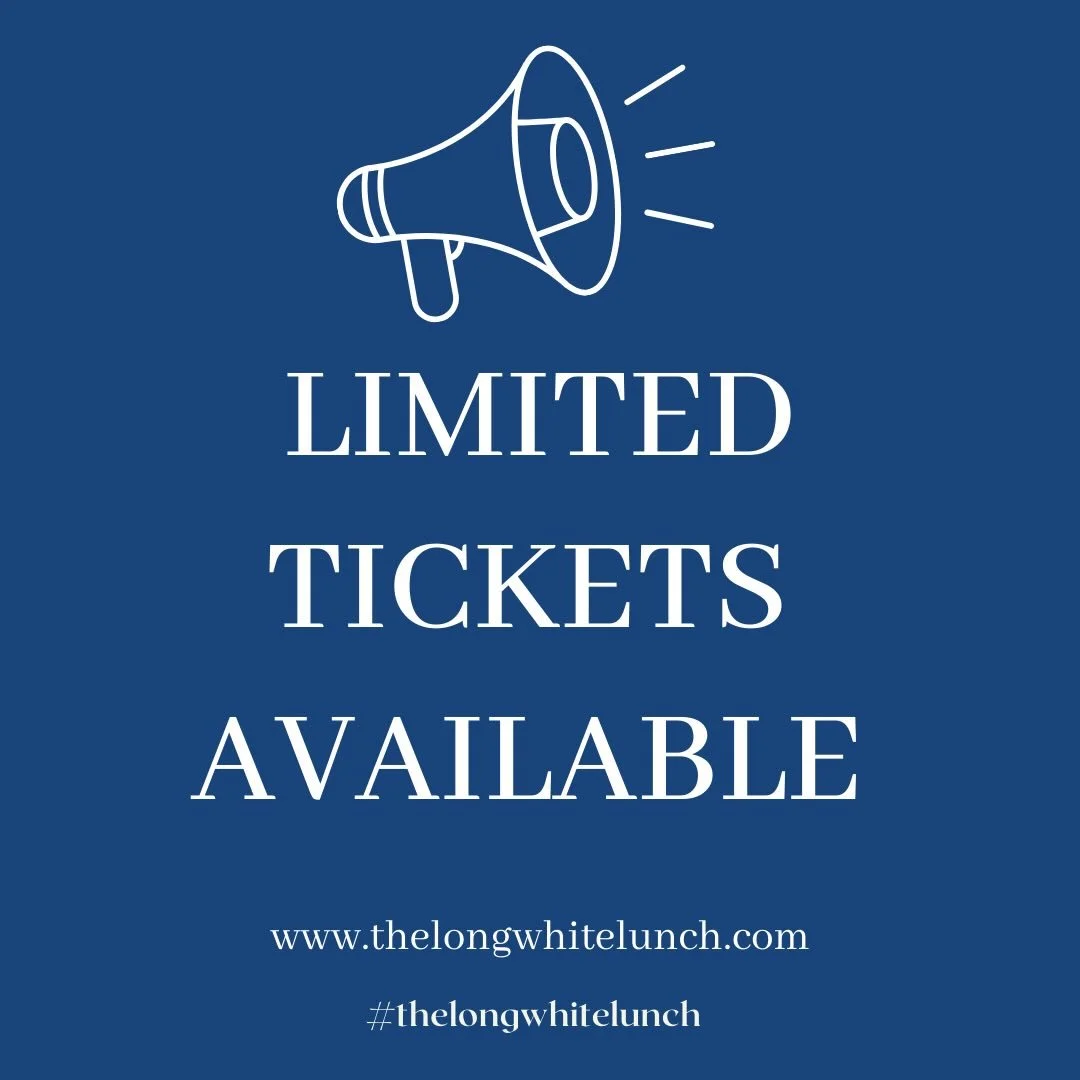 🎉 Thought you missed out? Not yet! 

Good news! A limited number of tickets are still available. Don&rsquo;t wait around&hellip; they won&rsquo;t last long.

🎟️ https://events.humanitix.com/longwhitelunch-com/tickets

#bequick #limitedticketsavaila
