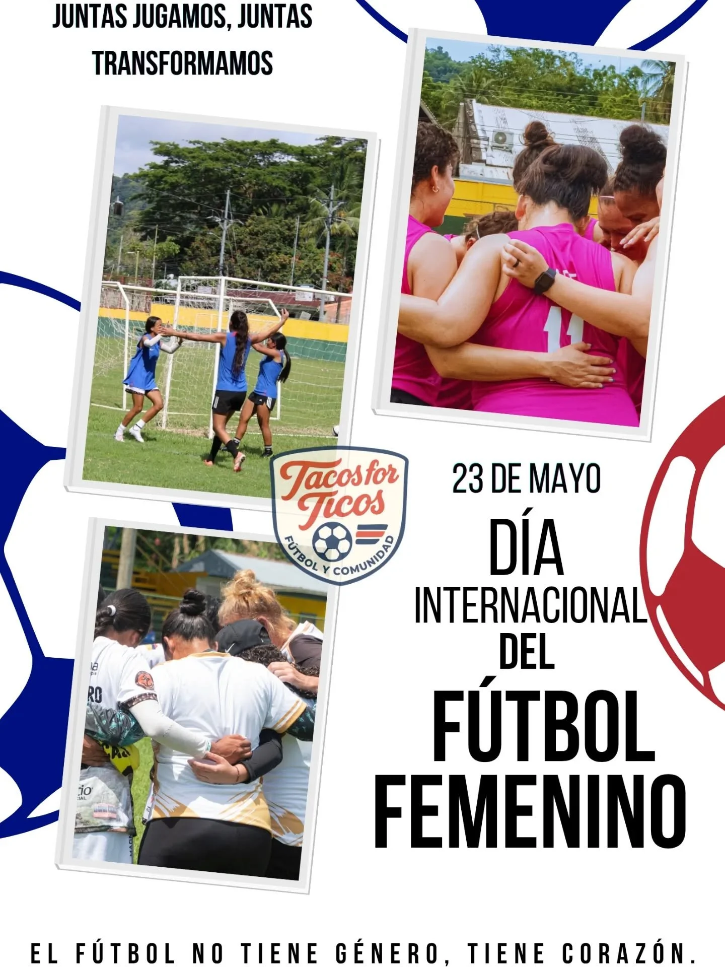 En cada pase, en cada sue&ntilde;o y en cada historia, hay una mujer cambiando el juego con su esencia.
Hoy celebramos a las mujeres que inspiran, construyen y nunca se rinden⚽💙🔥
#futbolfem #sue&ntilde;ossinfronteras