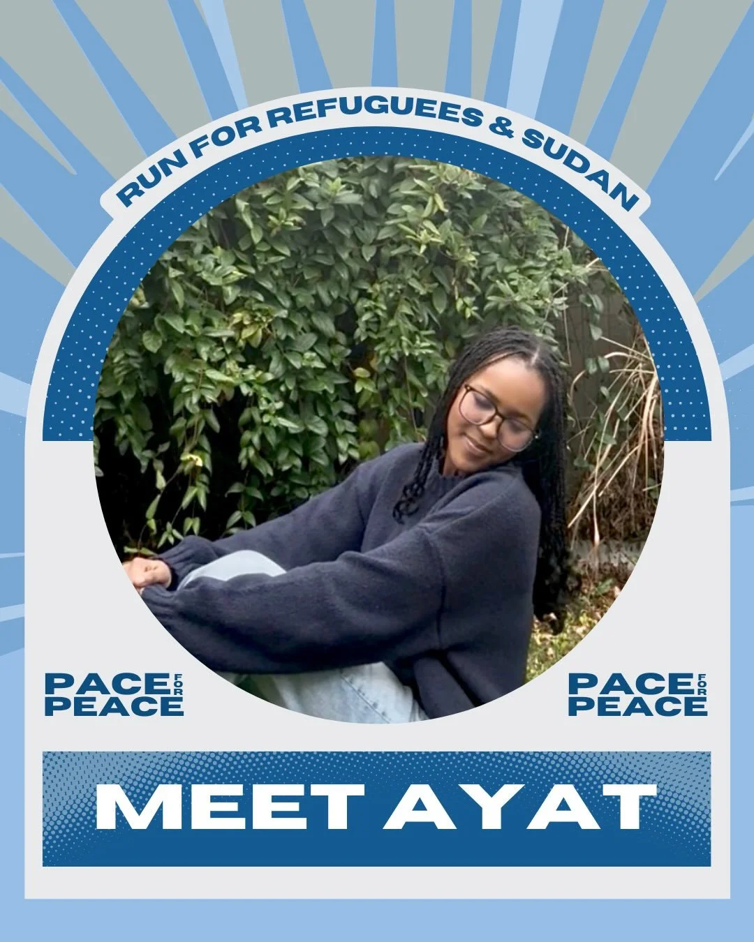 Meet our intern, Ayat! She is a Psychology student at BSU and is thrilled to work with Pace for Peace in the run for refugees and Sudan. #paceforpeace5k