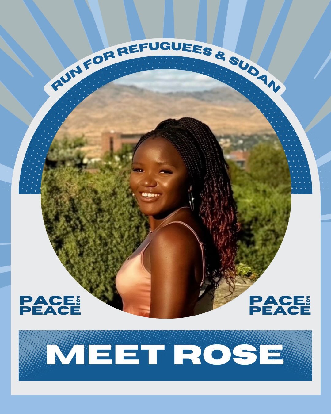 Meet our intern, Rose! She&rsquo;s a Health Administration student at BSU. Excited to have her on our team! #paceforpeace5k
