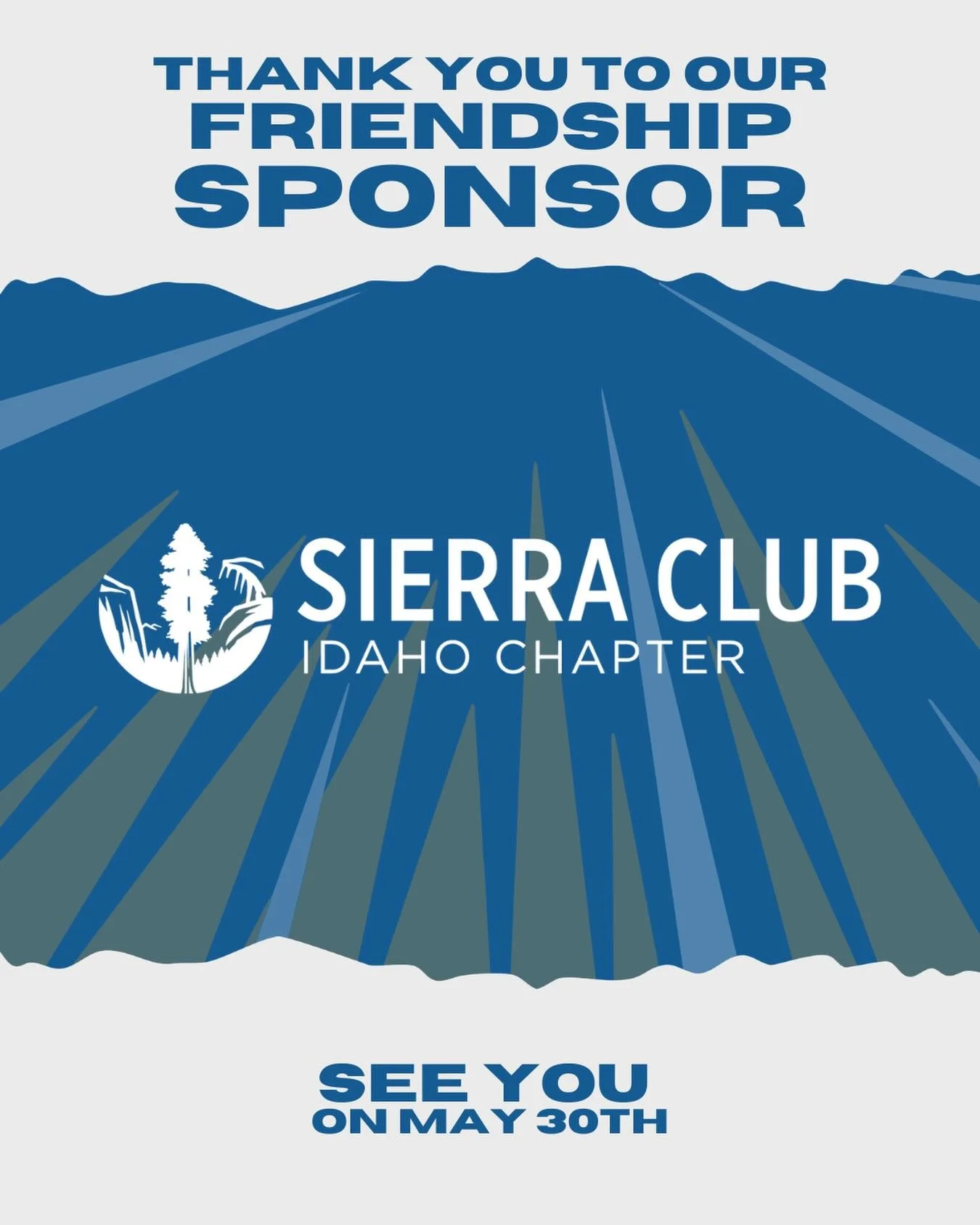 Thank you to our Friendship sponsor @idahosierraclub !  We truly appreciate your support. #paceforpeace5k
