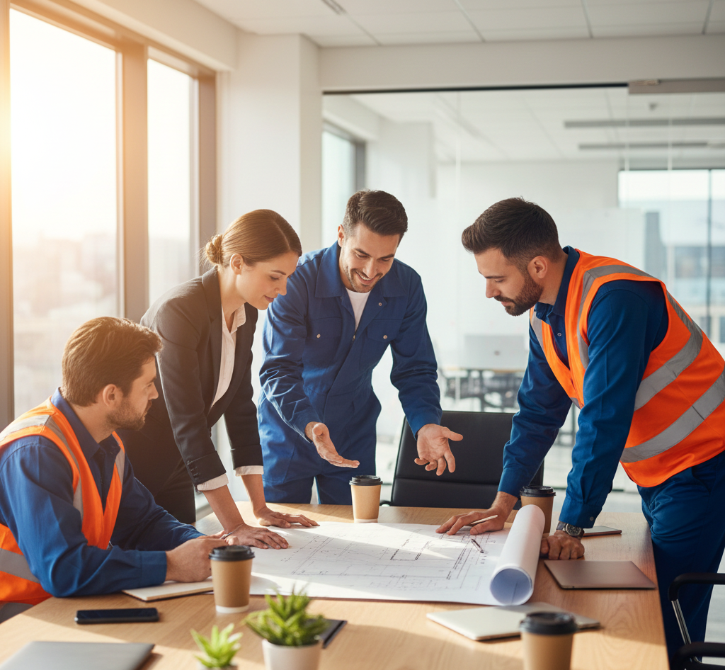 Plumbing plans for residential plumbing project.