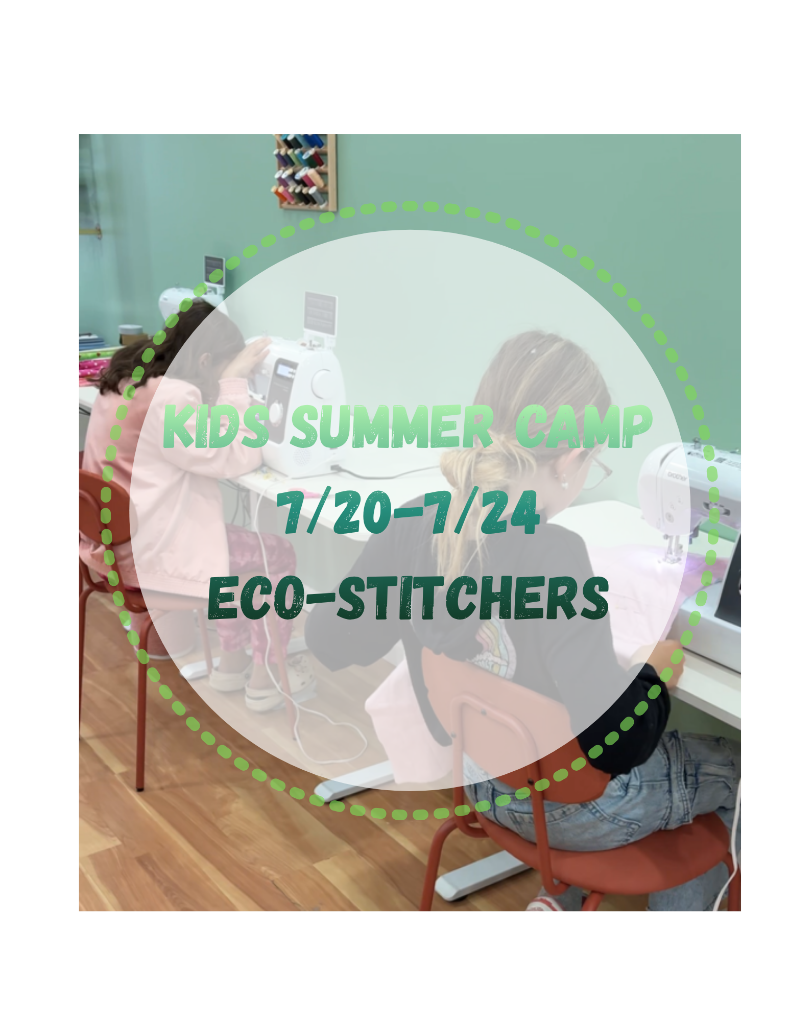 Ages 7-14: MINI DAYS SEWING: 7/20-7/24 (COMMIT TO 1 DAY OR FULL WEEK)