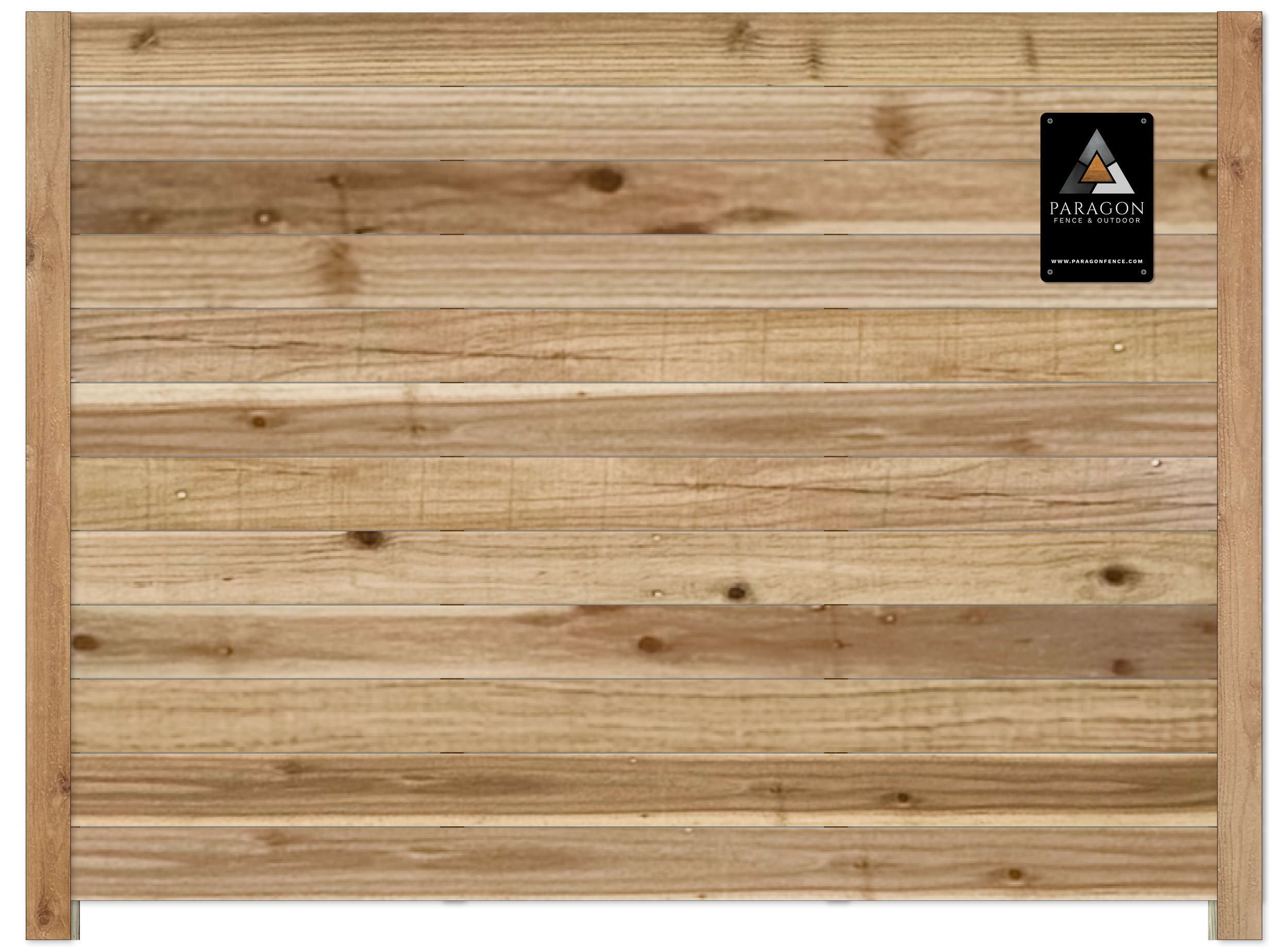  Essential materials:  Includes 5/8”×6" Japanese cedar pickets, treated pine posts, and basic hardware