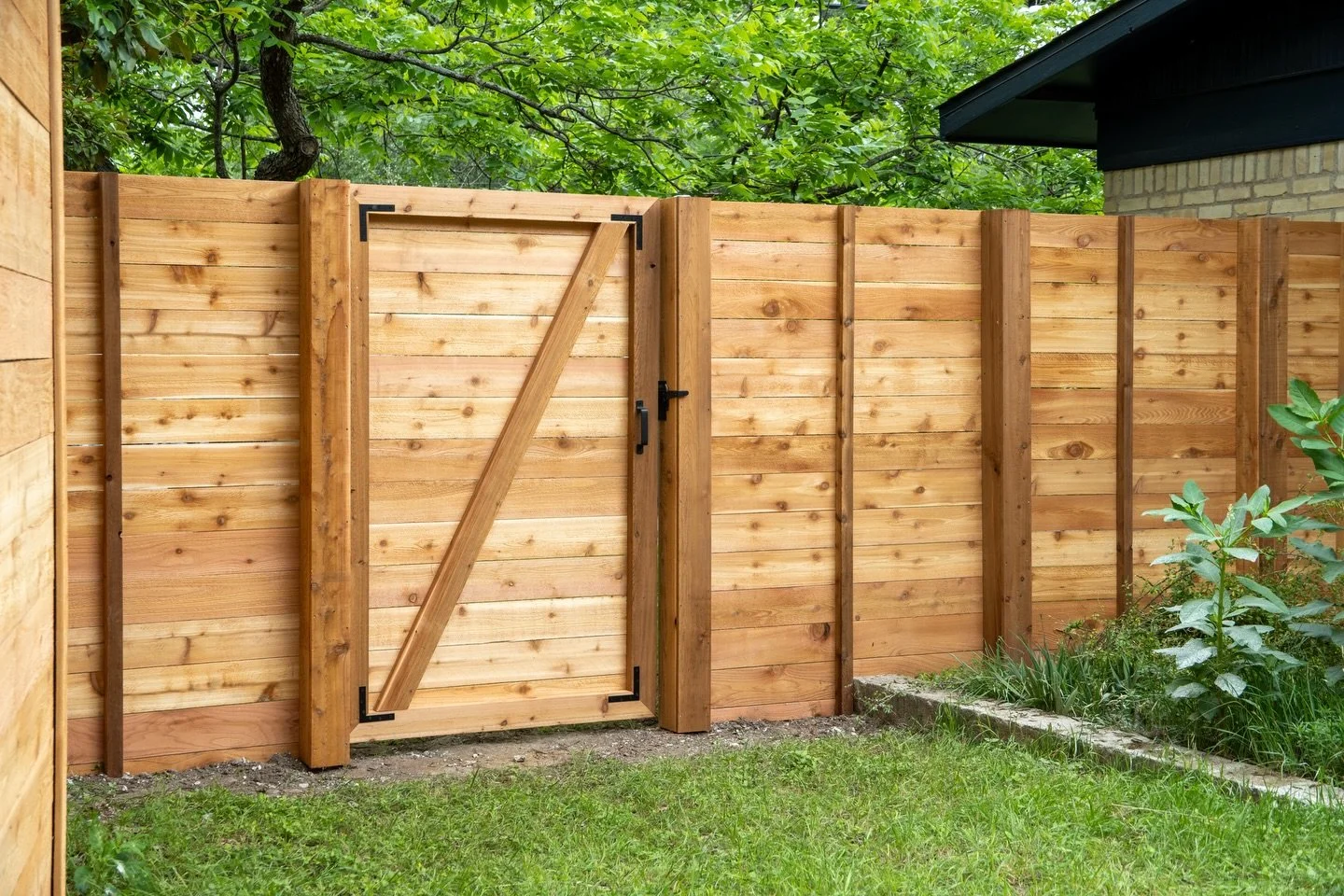 Remember that little concrete wall we demoed? Well, there was a vision there.

We moved this client&rsquo;s fence line up to give them even more backyard space. And with the fence line now butting up to the other half of the concrete, it&rsquo;s crea