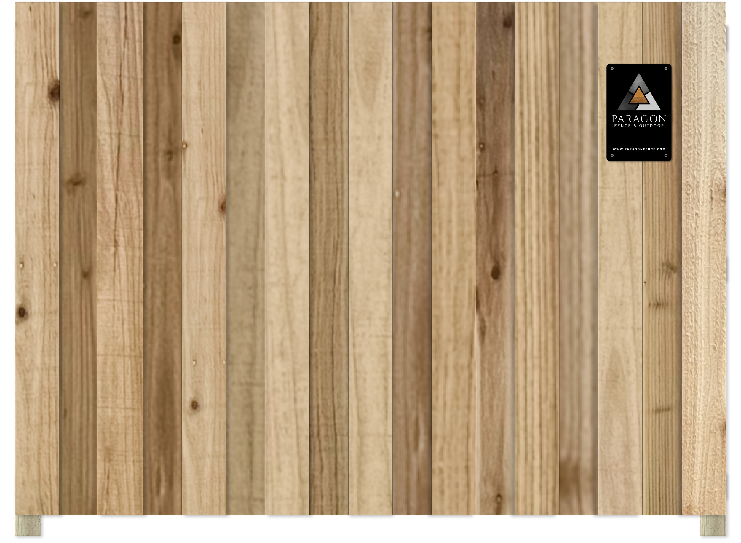  Essential materials:  Includes 5/8”×6" Japanese cedar pickets, treated pine posts, and basic hardware