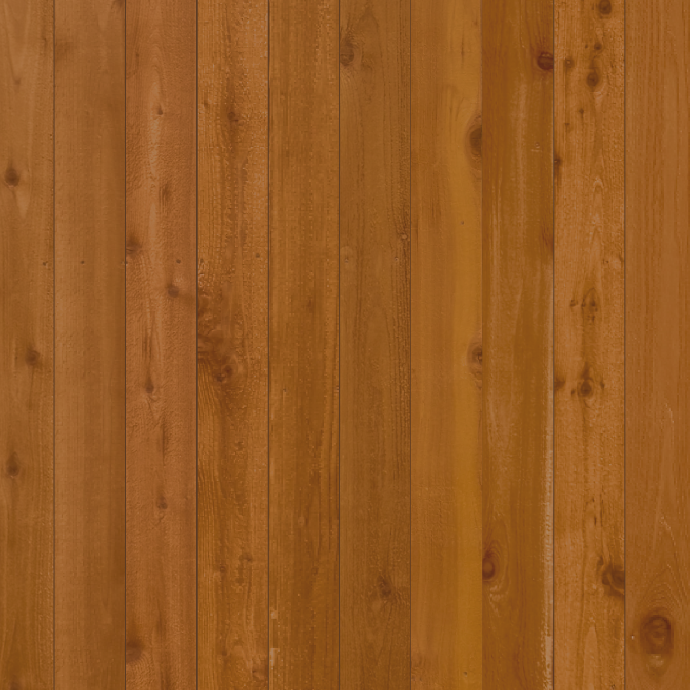 Wooden floor with vertical planks, a warm brown color, and visible wood grain and knots.