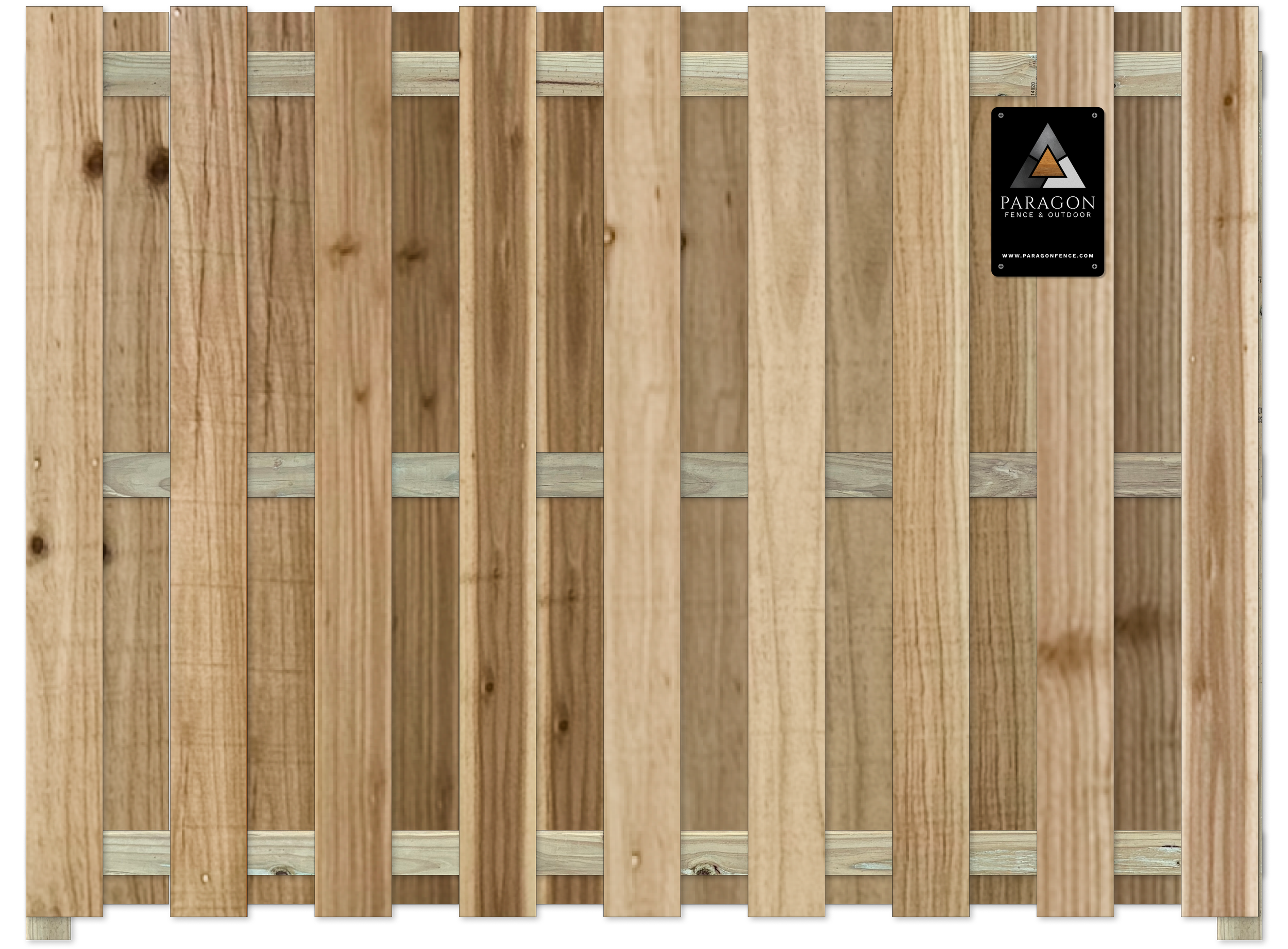  Essential materials:  Includes 5/8”×6" Japanese cedar pickets, treated pine posts, and basic hardware