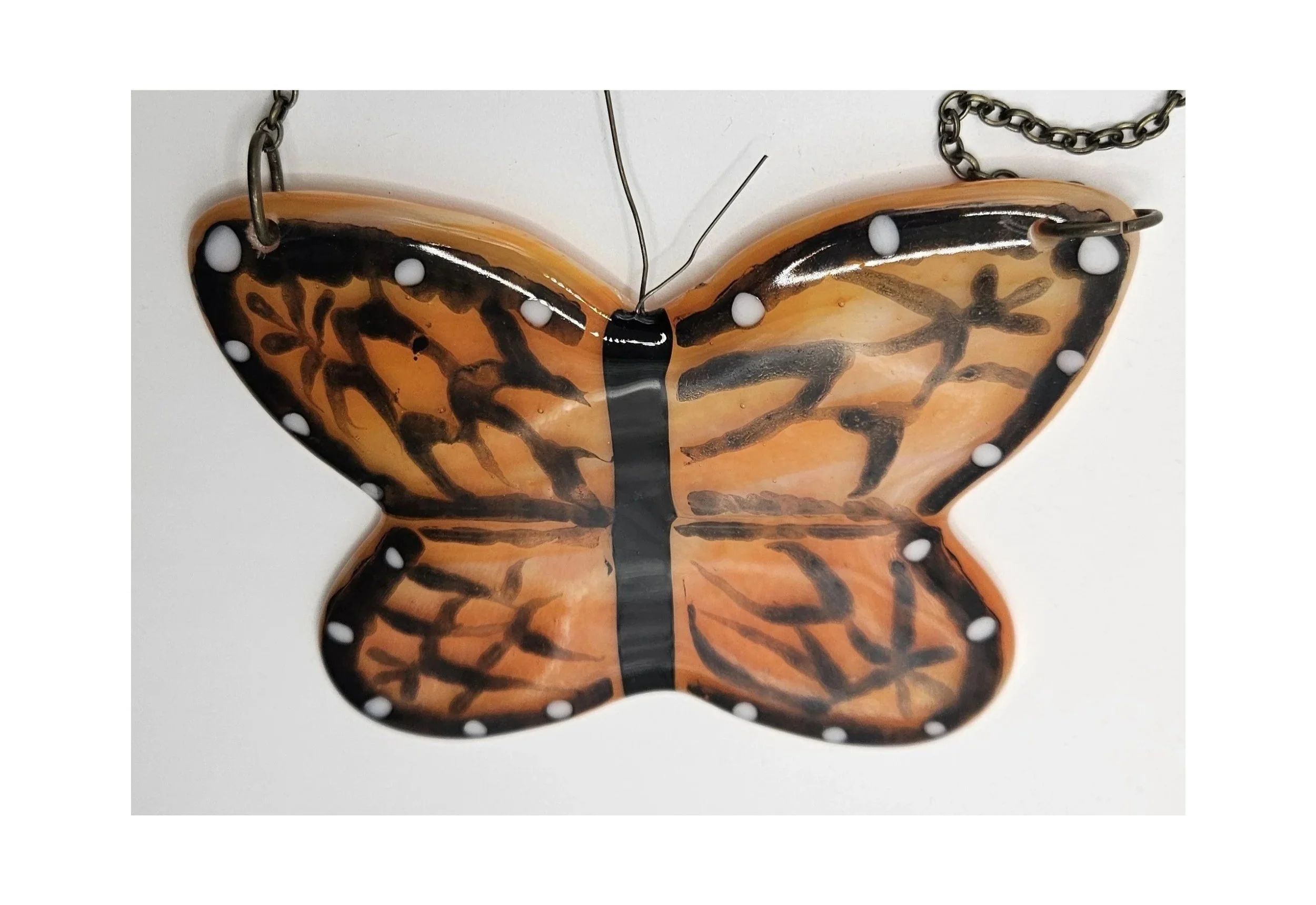 Orange Butterfly Wall Art