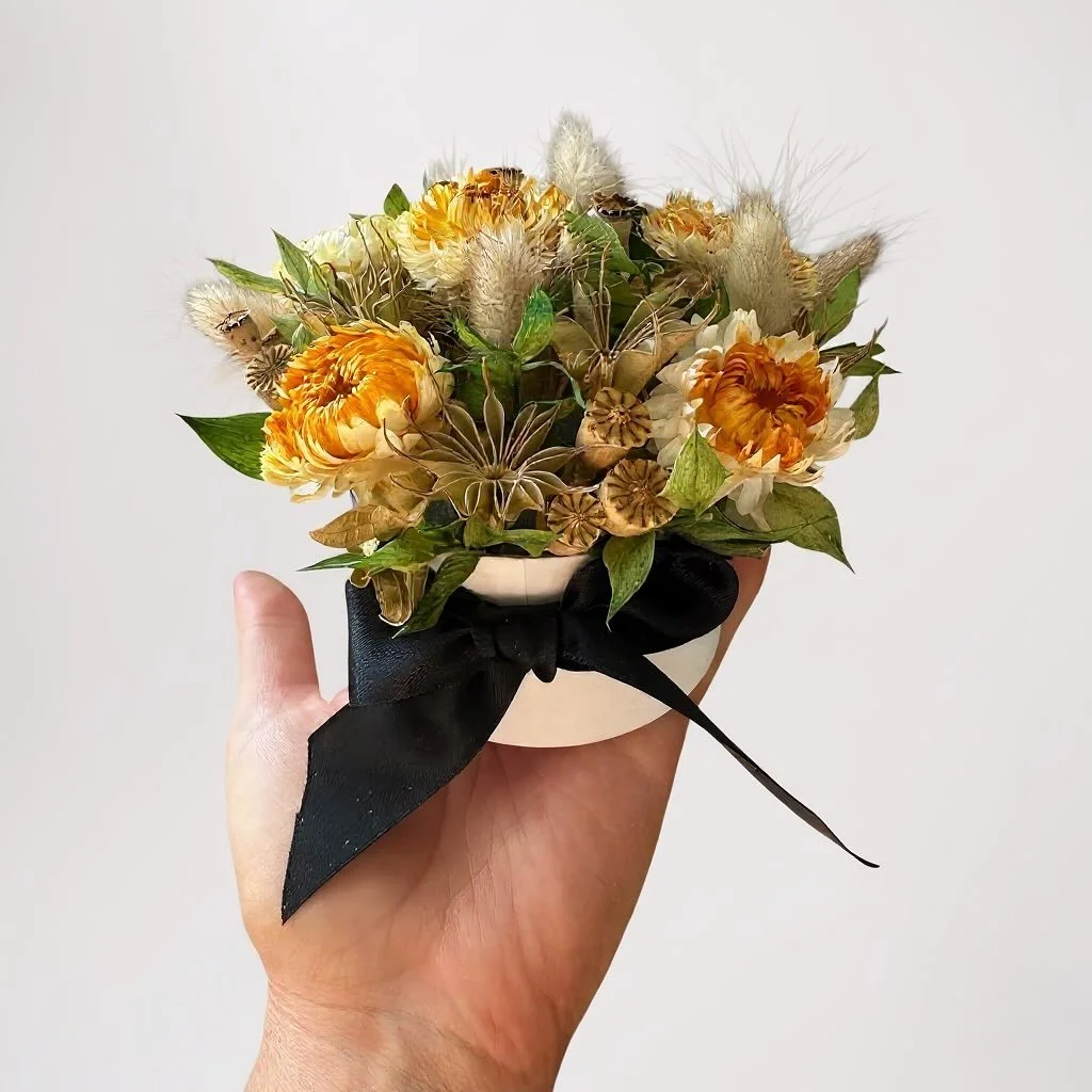 Looking for the perfect little &lsquo;thinking of you&rsquo; gift? 💛 Our palm-sized arrangements last longer than fresh flowers and come beautifully packaged &mdash; ready to post straight to their door.
👉 Tap to send some sunshine today
#GiftIdeas