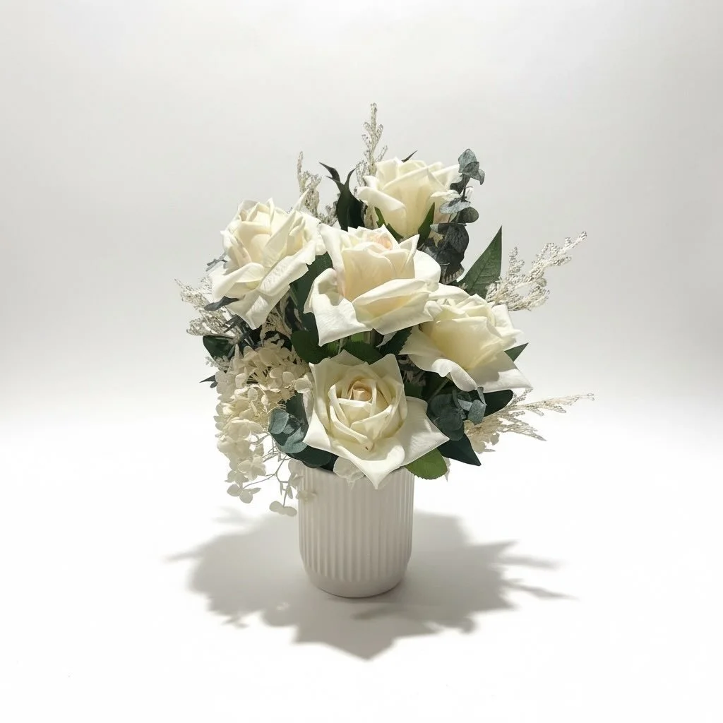 Introducing our new Real Touch Silk Rose range 🤍

Beautifully crafted to look and feel like fresh roses, these arrangements combine premium real touch silk roses with preserved dried florals for a soft, natural and timeless finish. The perfect blend