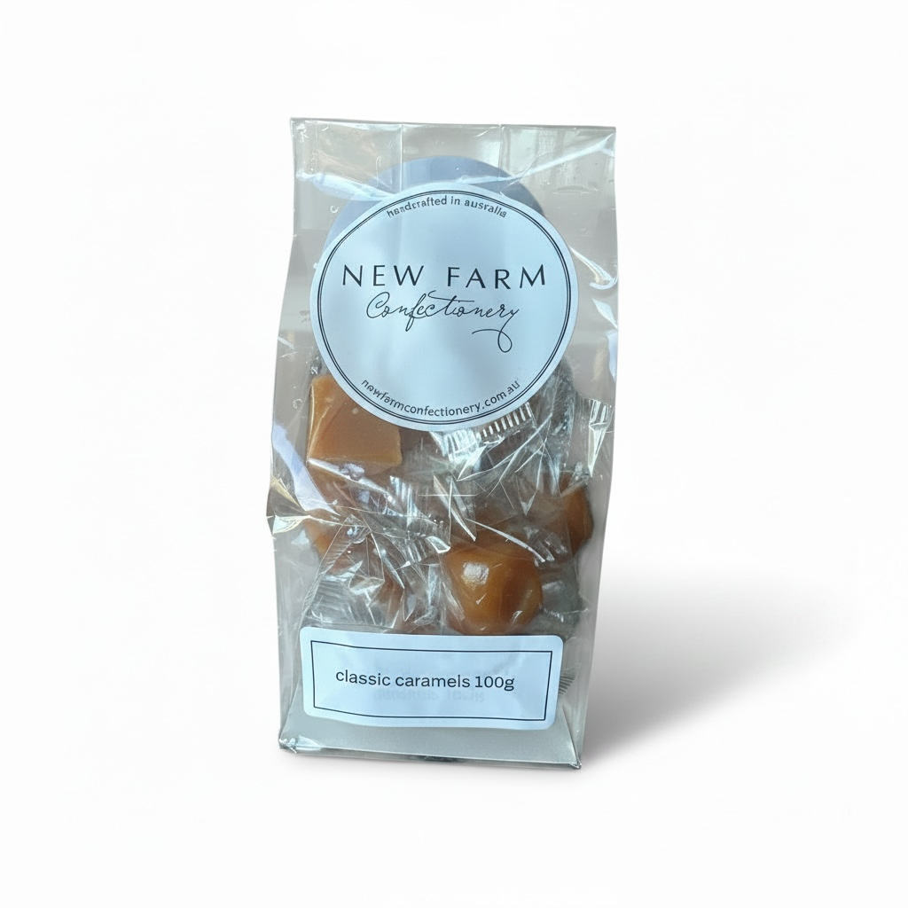 New Farm Confectionery Classic Caramels 100g