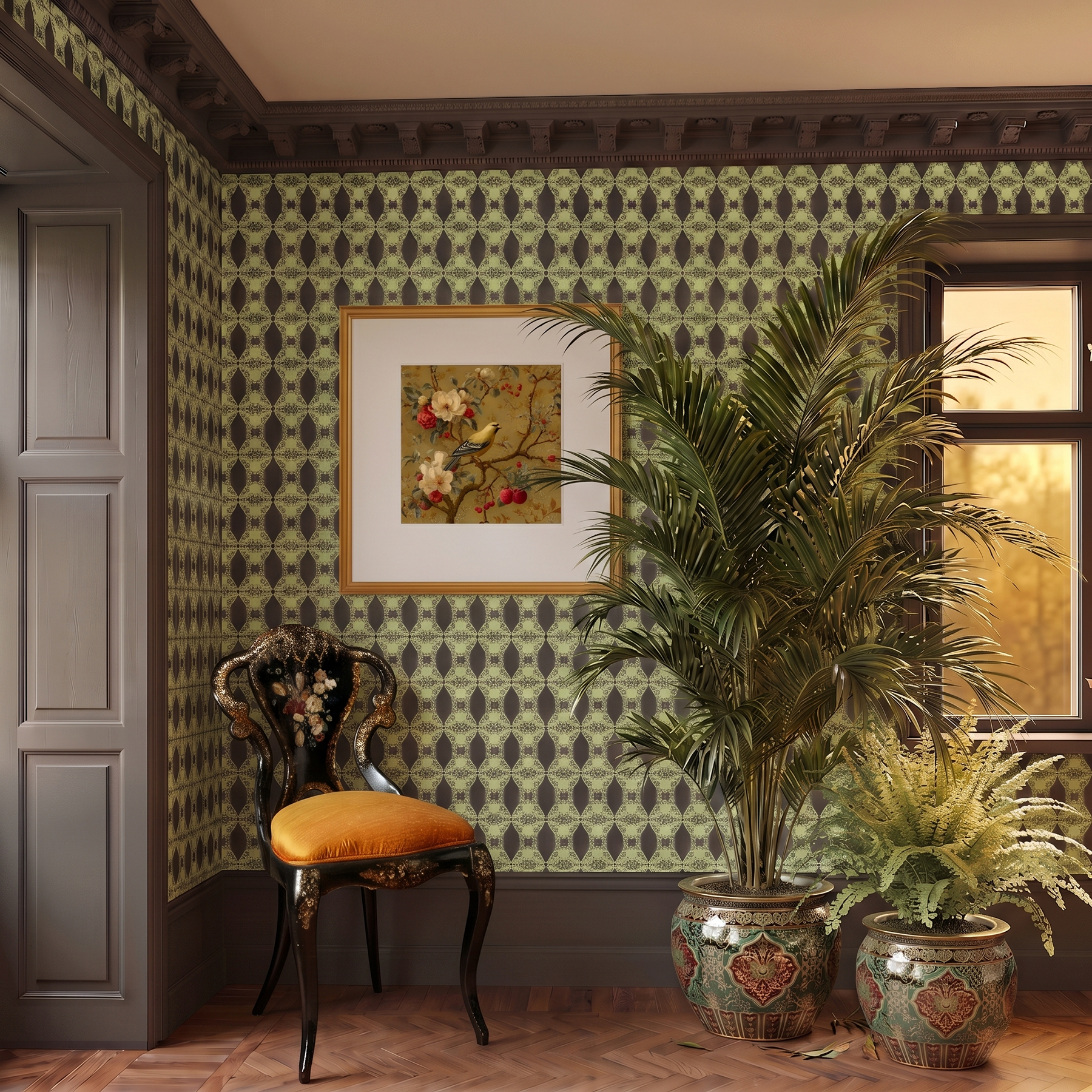 Smoke-Mint Concept Room