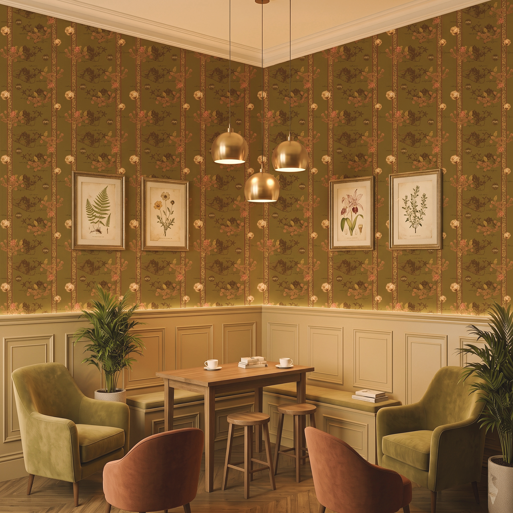 Dark Ochre Concept Room