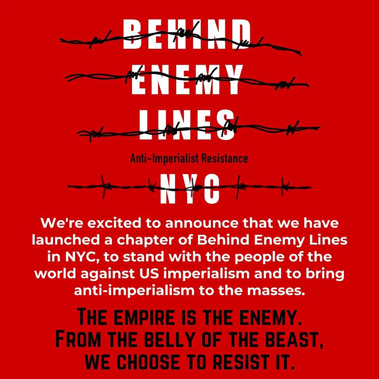 There’s No Time for Helplessness: An Interview with Behind Enemy Lines NYC
