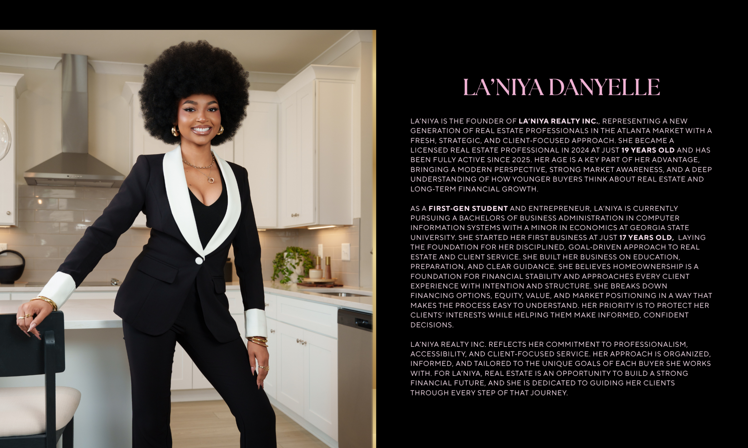 Laniya Riddle ABOUT | Discover More - Connect Today — LA'NIYADANYELLE
