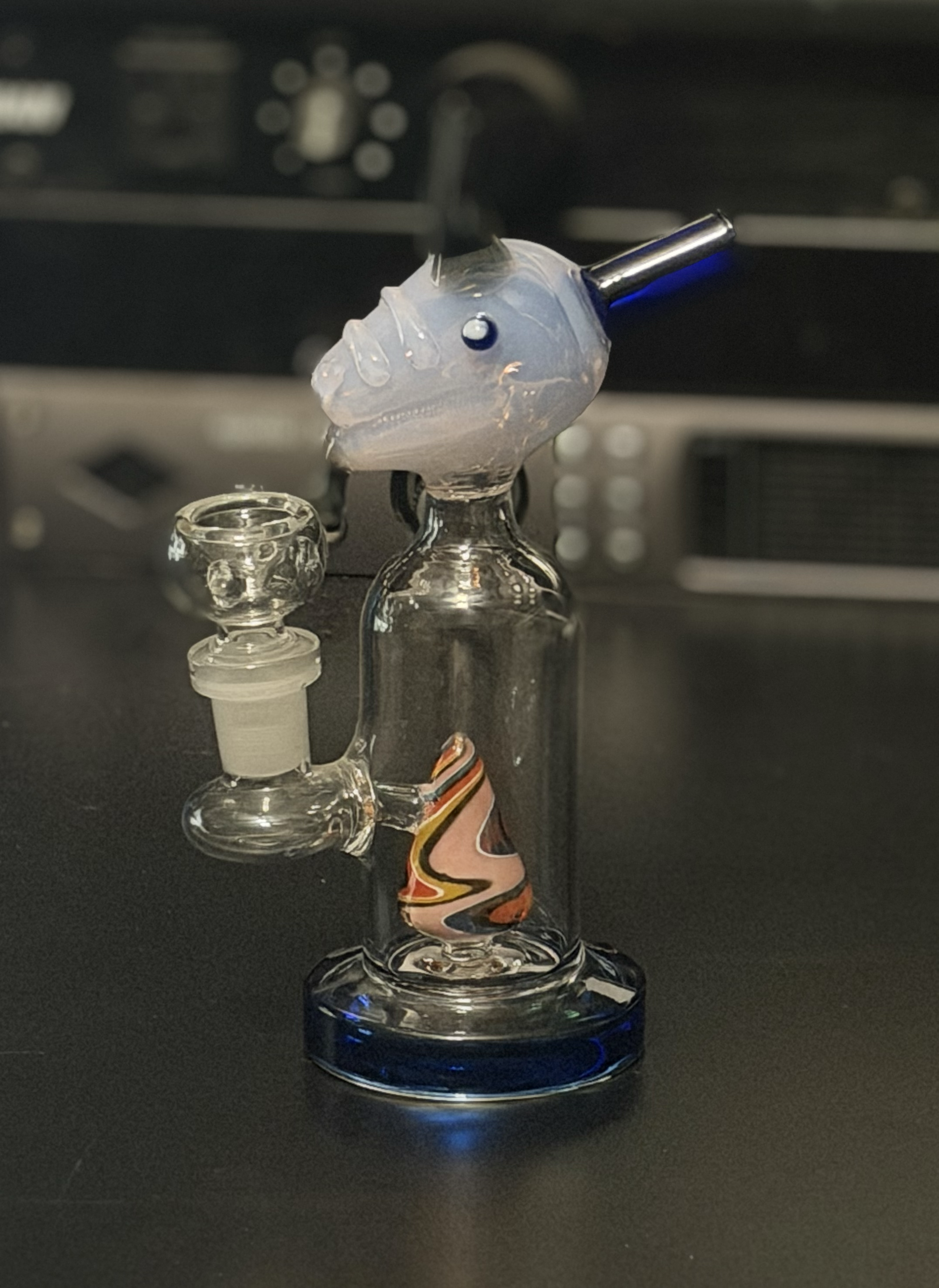 Small 7" Glass Dragon Bong- (Ticket - 8218465)