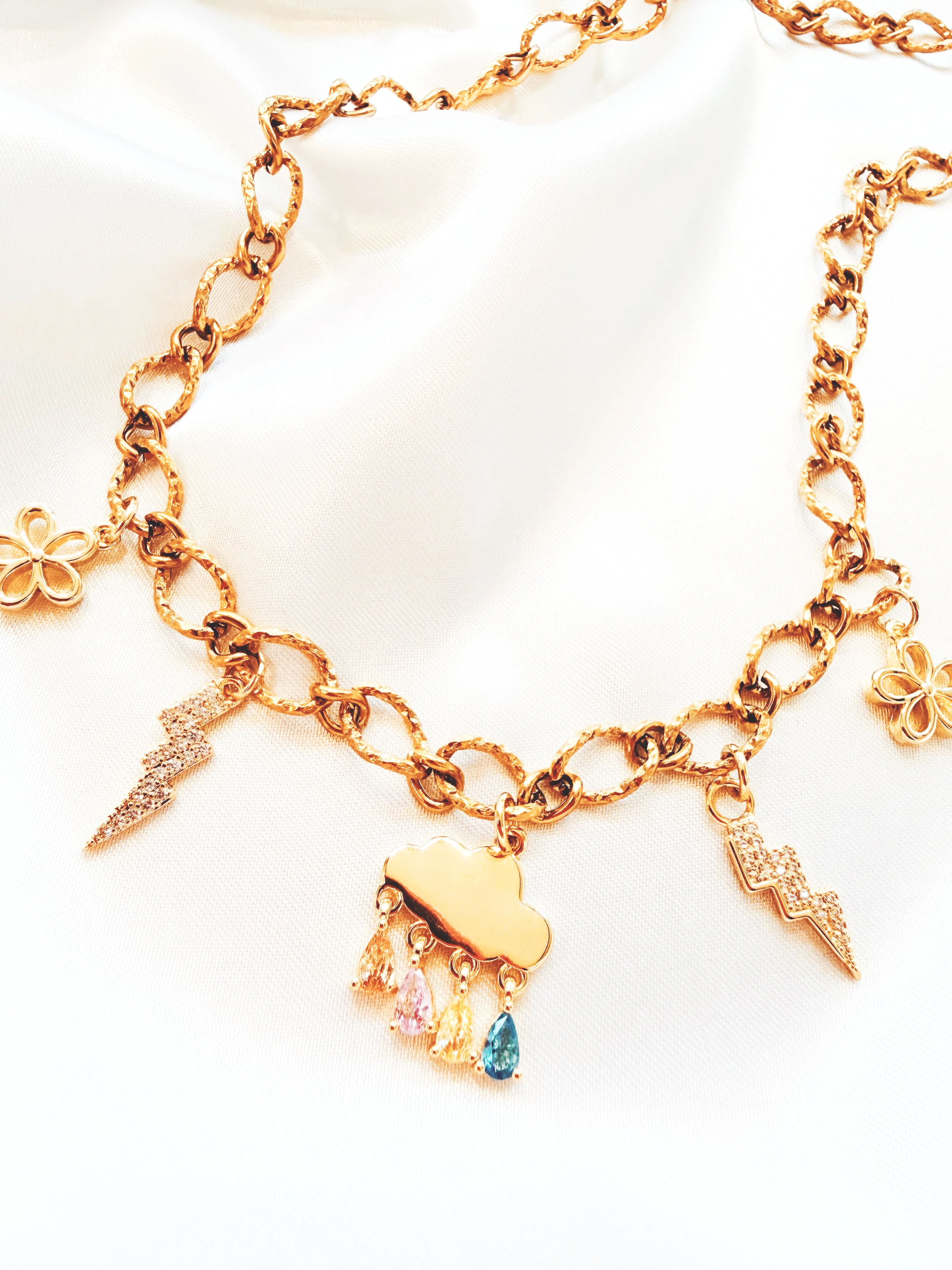 April Showers Charm Necklace