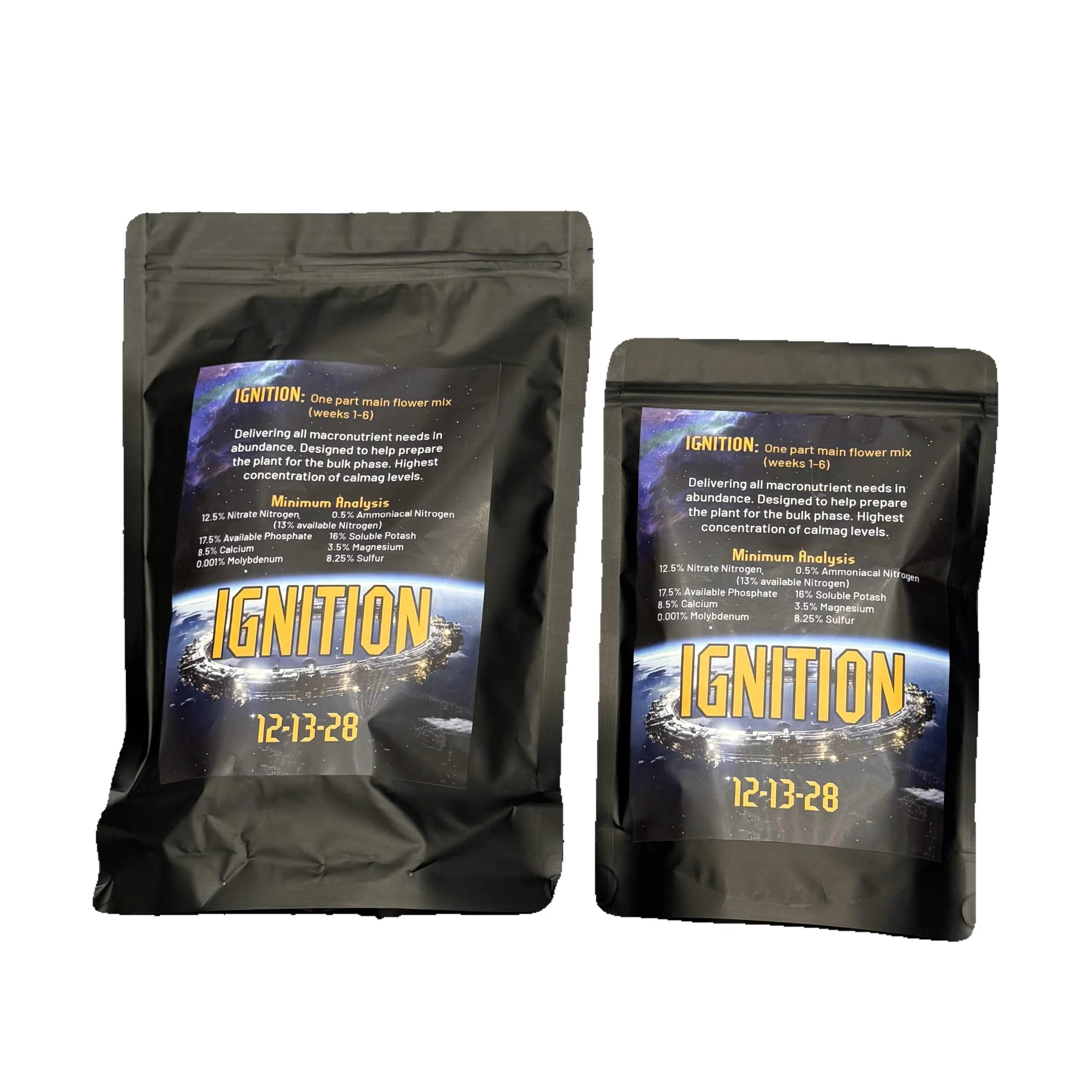 Bract Factory Ignition early-flower cannabis nutrient dry salt