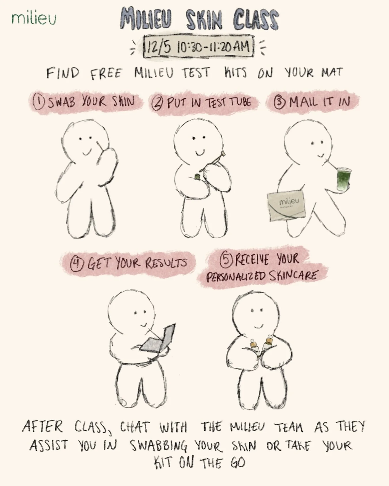 For one class only, @skin.milieu takes over Pop Up Wrkout x Fuze House for hot pilates centered on skin health from the inside out. Wellness, movement, and skin science are waiting for you 🤍 a few spots left to join us on Friday, December 5 at 10:30