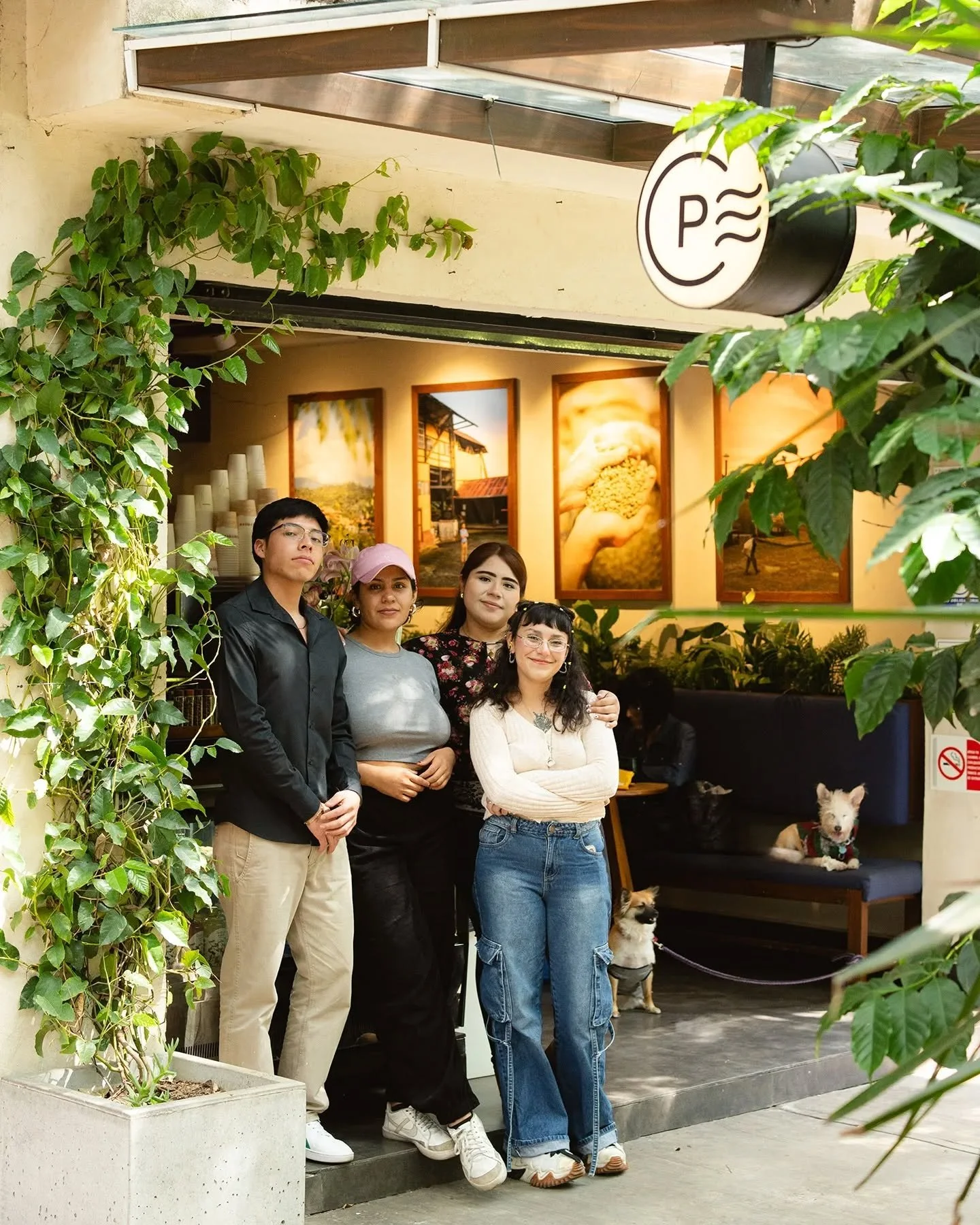 Ellos son David, Andi, Moni y Liz, y son quienes hacen de este peque&ntilde;o espacio sobre Av. Mazatl&aacute;n un lugar c&aacute;lido y acogedor. 

Siempre, siempre, siempre te van a recibir con una sonrisa y te van a hacer sentir como en casa. 

 &