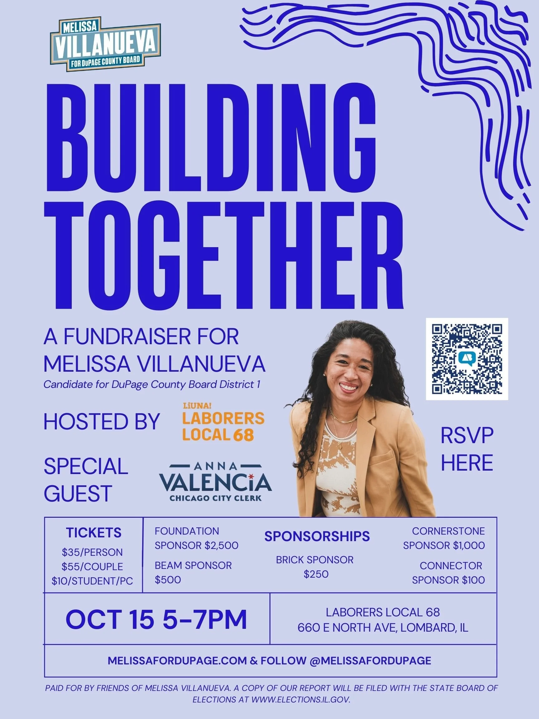 Building Together: A Fundraiser for Melissa Villanueva