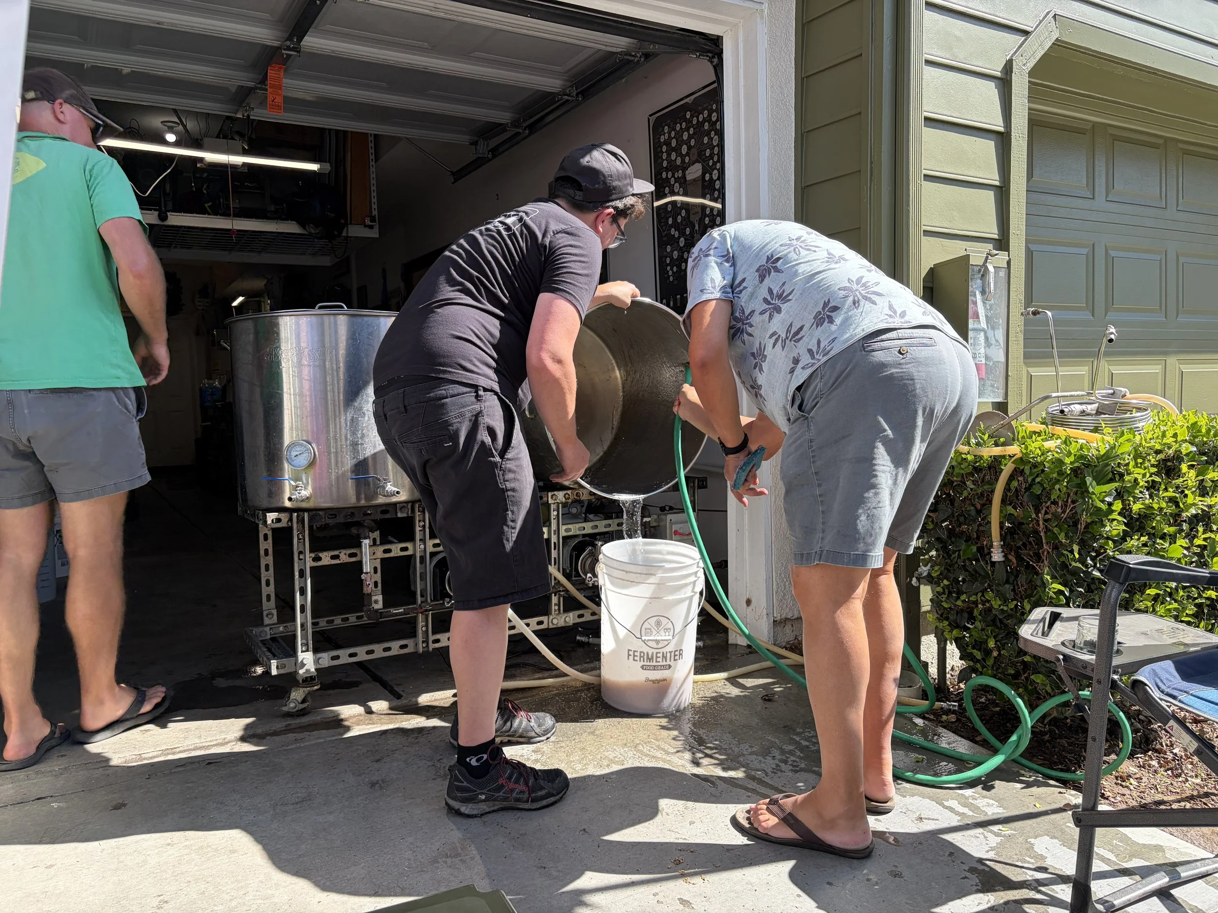 Brewing is mostly cleaning and sanitizing