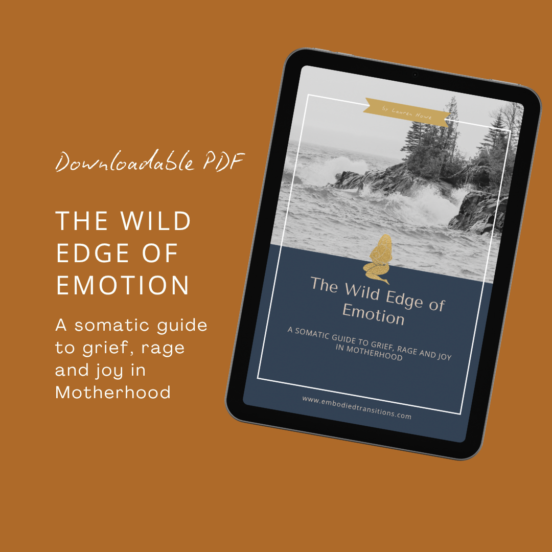 The Wild Edge Of Emotion - Grief, Rage and Joy in Motherhood