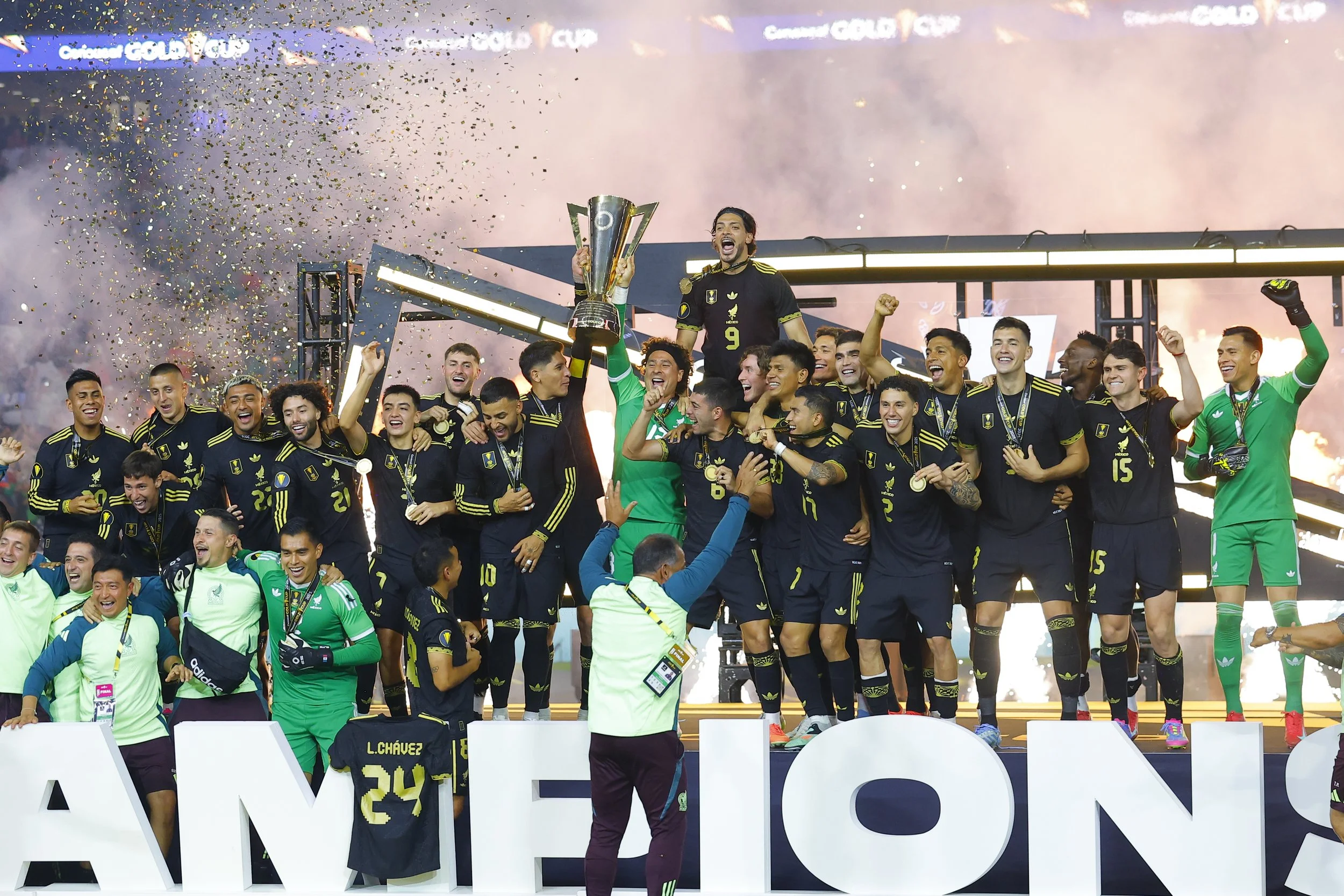 Mexico Edges Past U.S. 2-1 to Win the 2025 Gold Cup Final in Houston