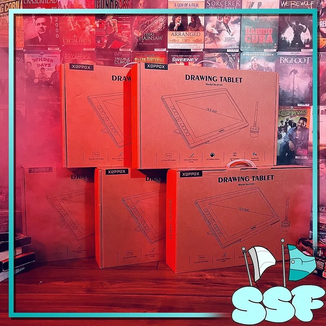 GIVE AWAY!! Win a BRAND NEW 15.6&rdquo; drawing tablet. We have dozens of drawing tablets available to win at #SHORTSHORTFEST in July, but YOU can get you hands on one NOW. To enter follow @barnhouse_co_ and @shortshortfest on Instagram. Tag 2 people