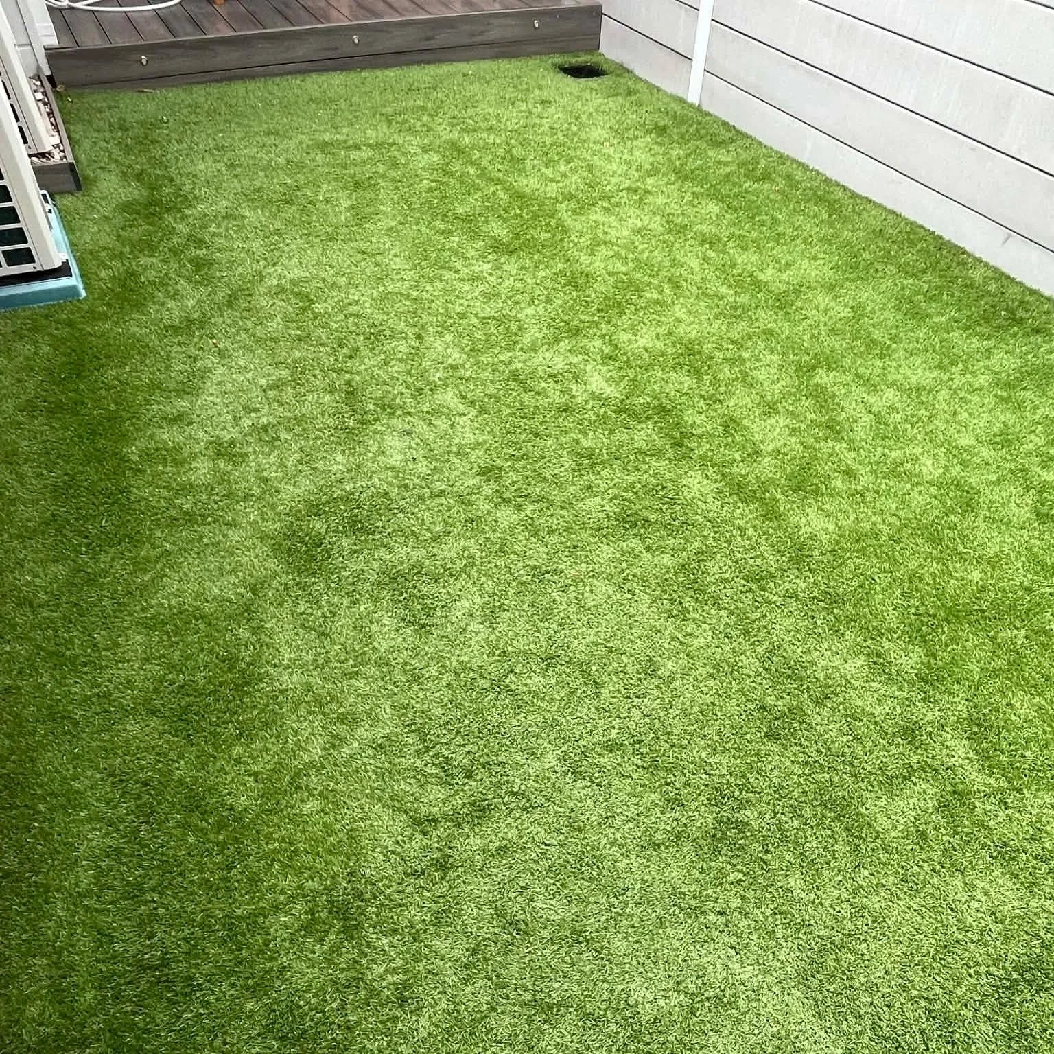 Synthetic turf after