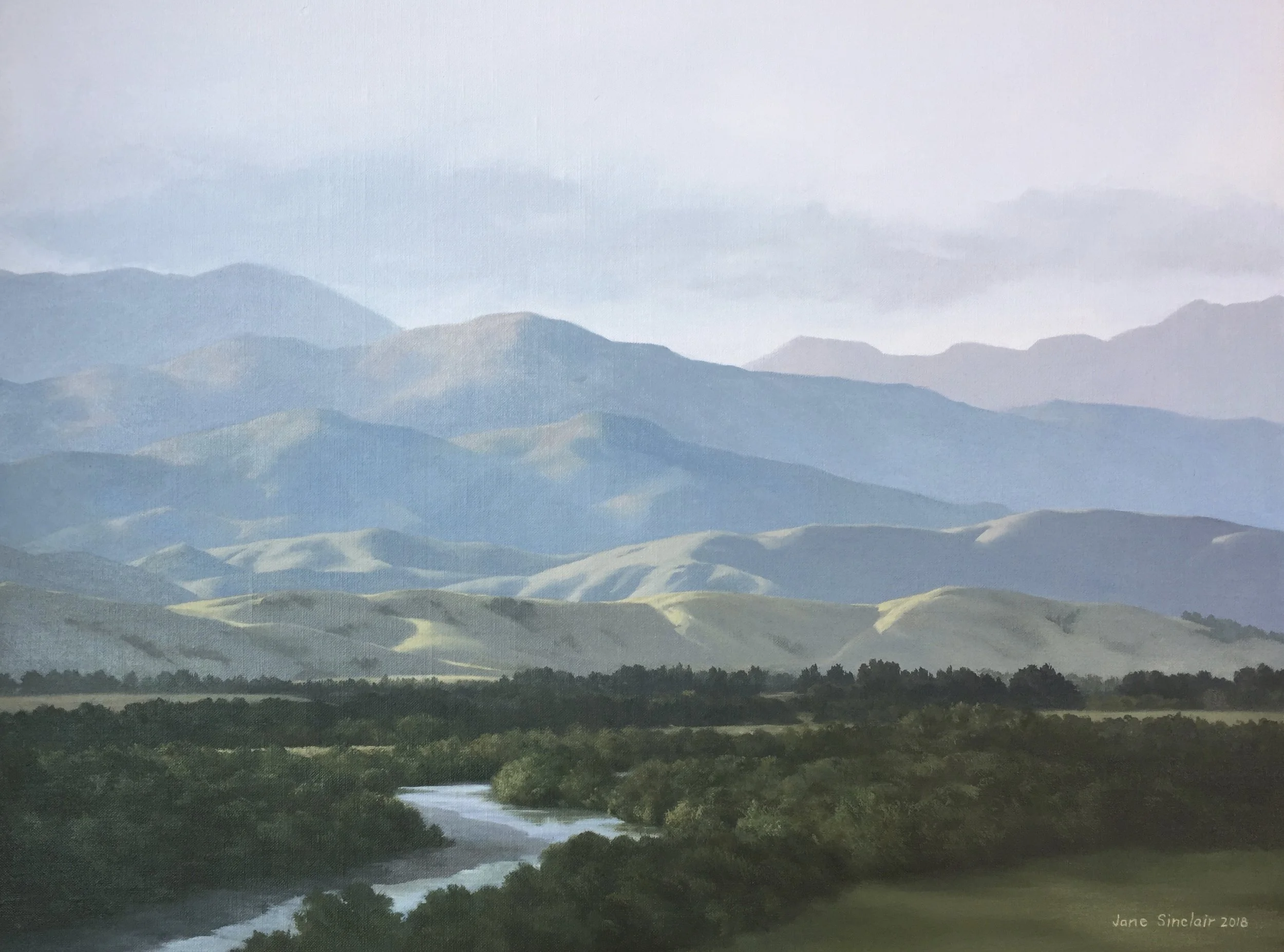 Tararua Ranges I A3 Print on Card NZ$60.00
