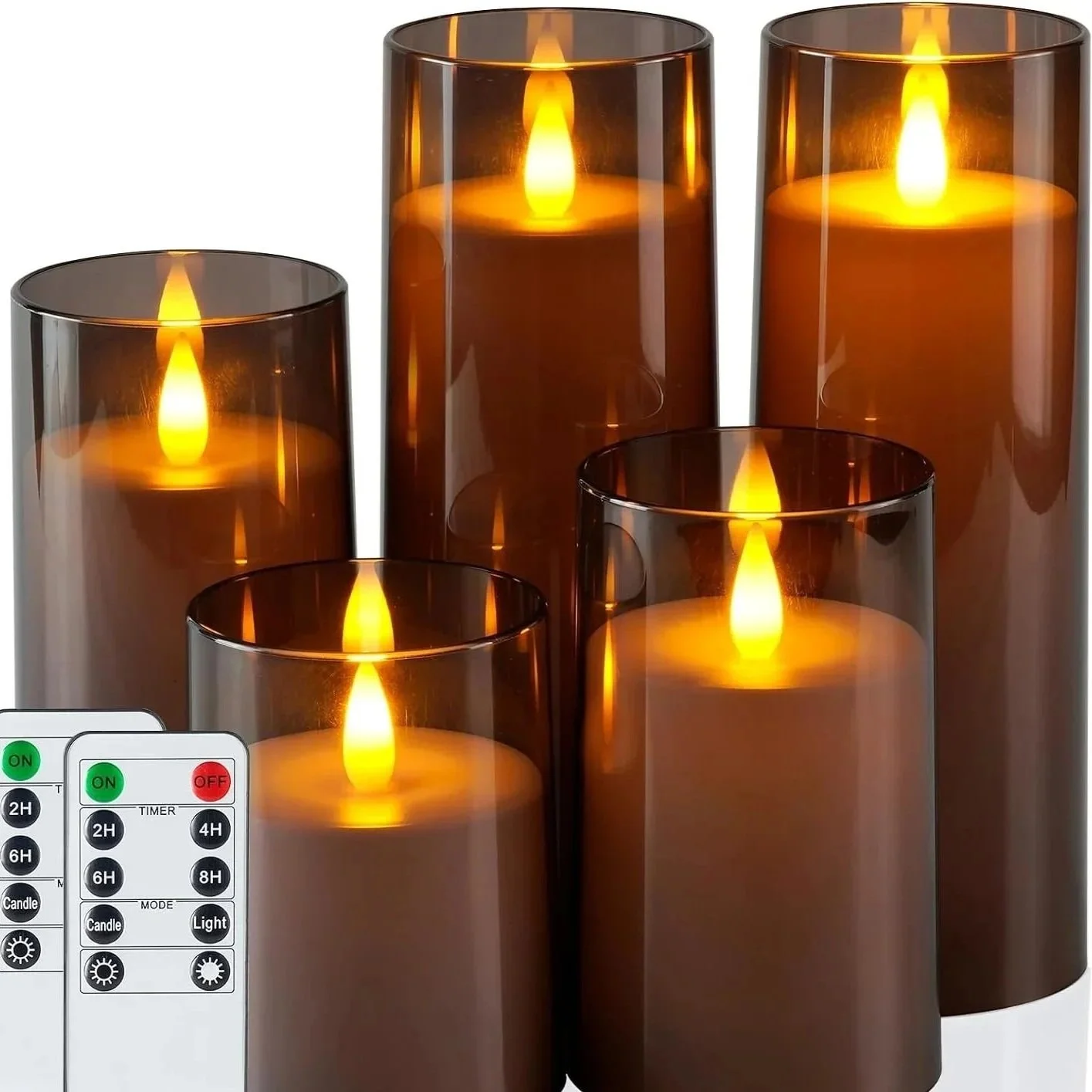 Homemory Realistic Flickering Flameless Candles with Remote