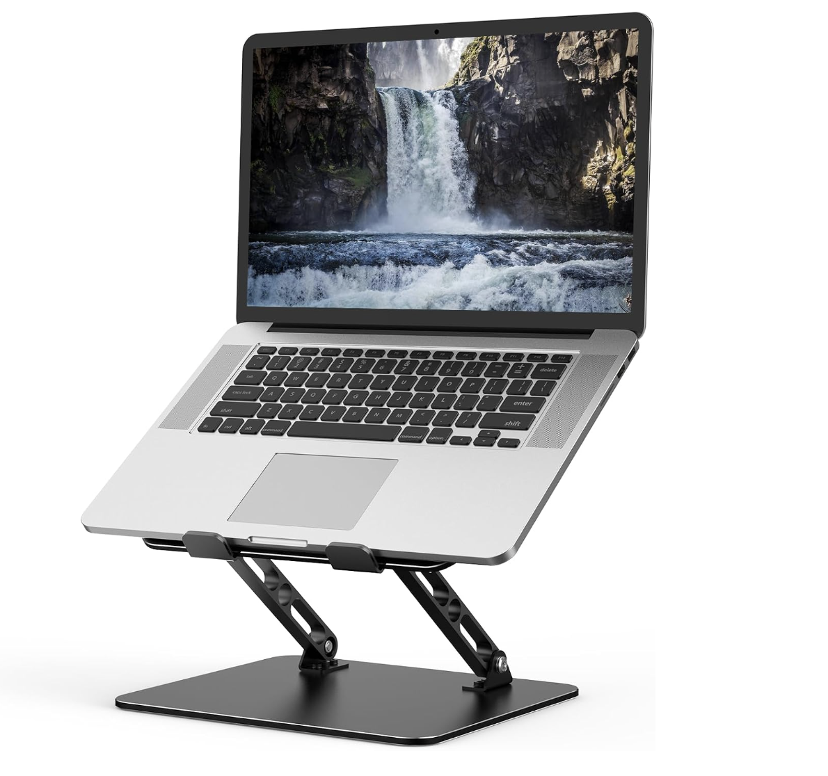 Adjustable Laptop Stand for Desk, Metal Laptop Riser Holder