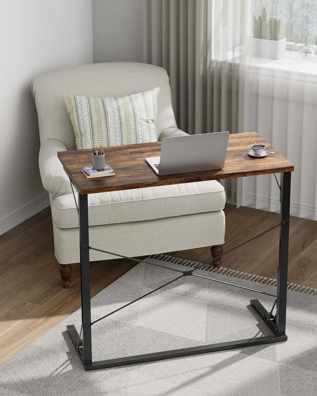 Vantic 31.5" Folding TV Tray Table 