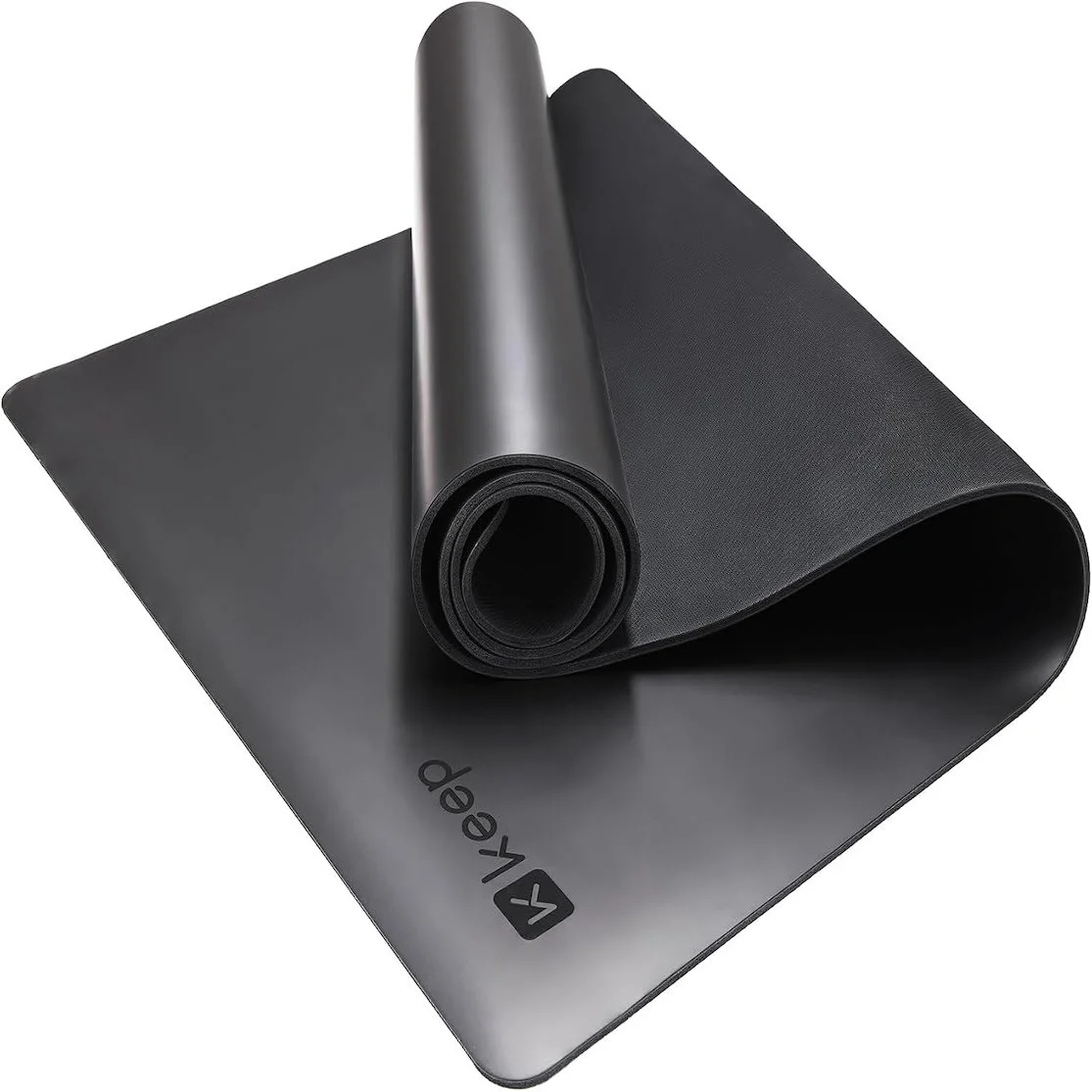 KEEP Rubber Non Slip Yoga Mat - Professional Sweat Absorbent PU & Natural Rubber