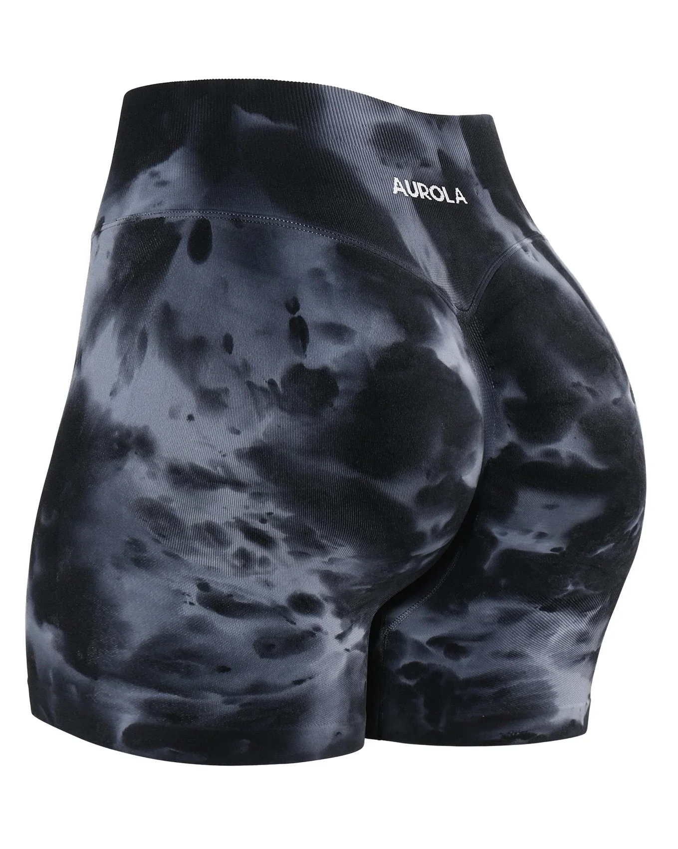AUROLA Influence Workout Tie Dye Shorts