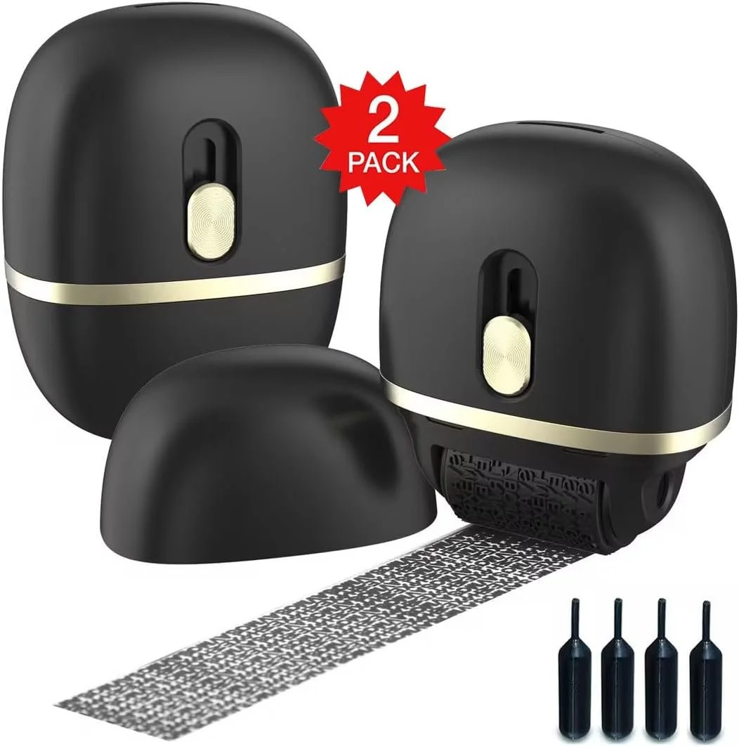 Identity Protection Roller Stamps 2 Pack 