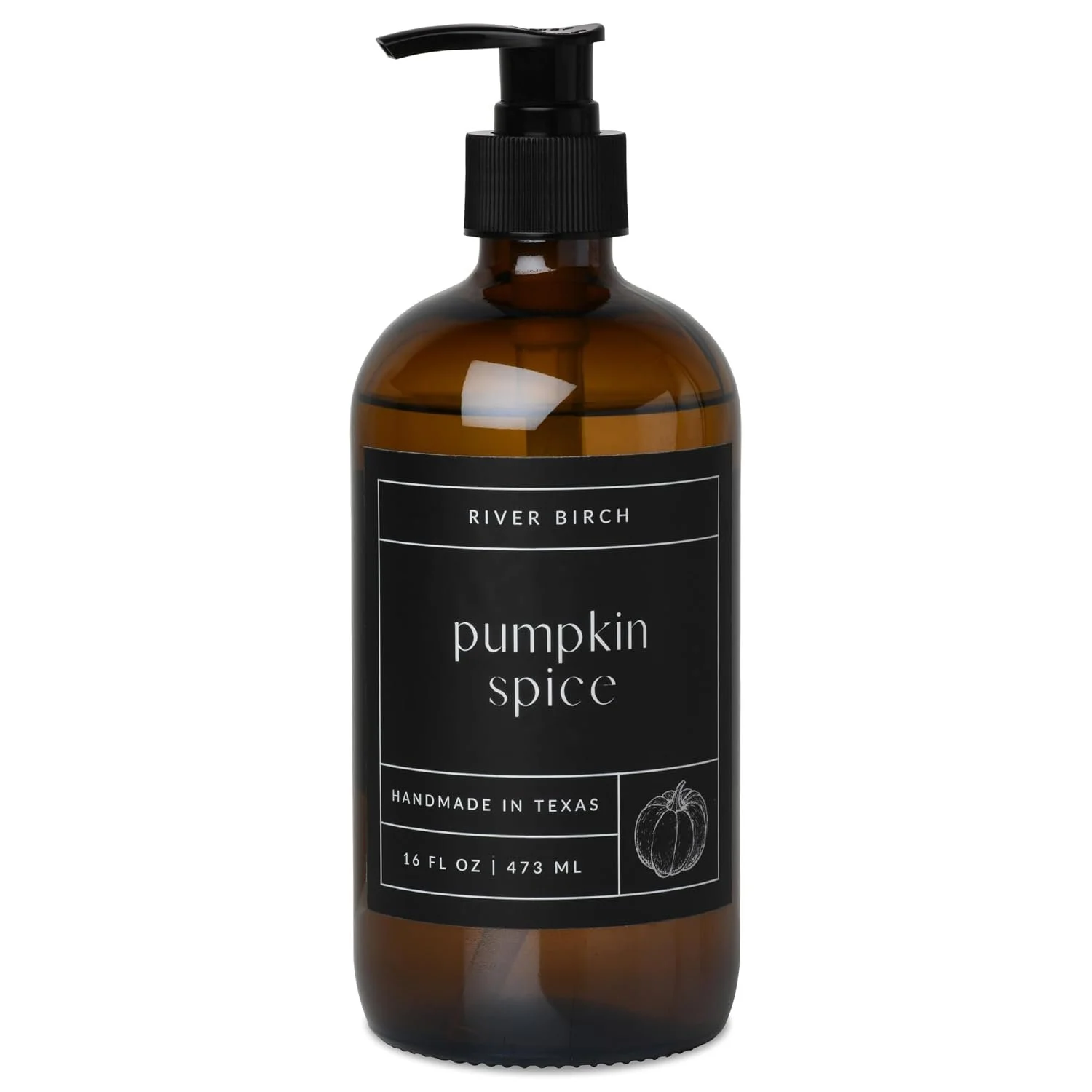 River Birch Pumpkin Spice Scented Natural Hand Soap 