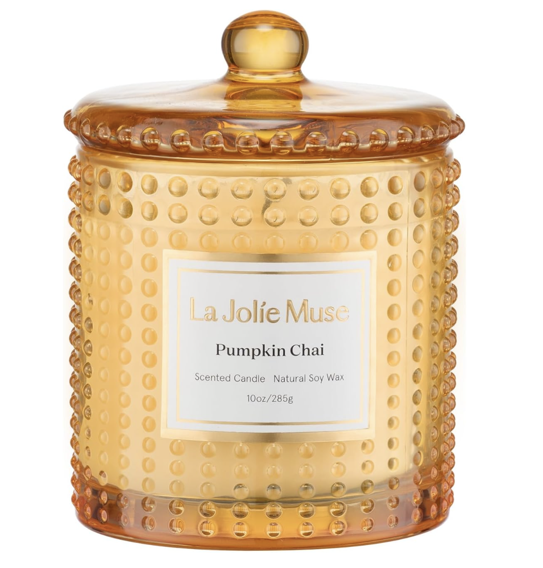 LA JOLIE MUSE Pumpkin Chai Scented Candles 