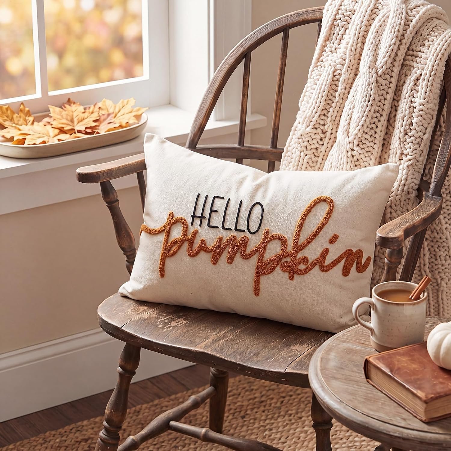 Fall Pumpkin Pillow Covers 12x20