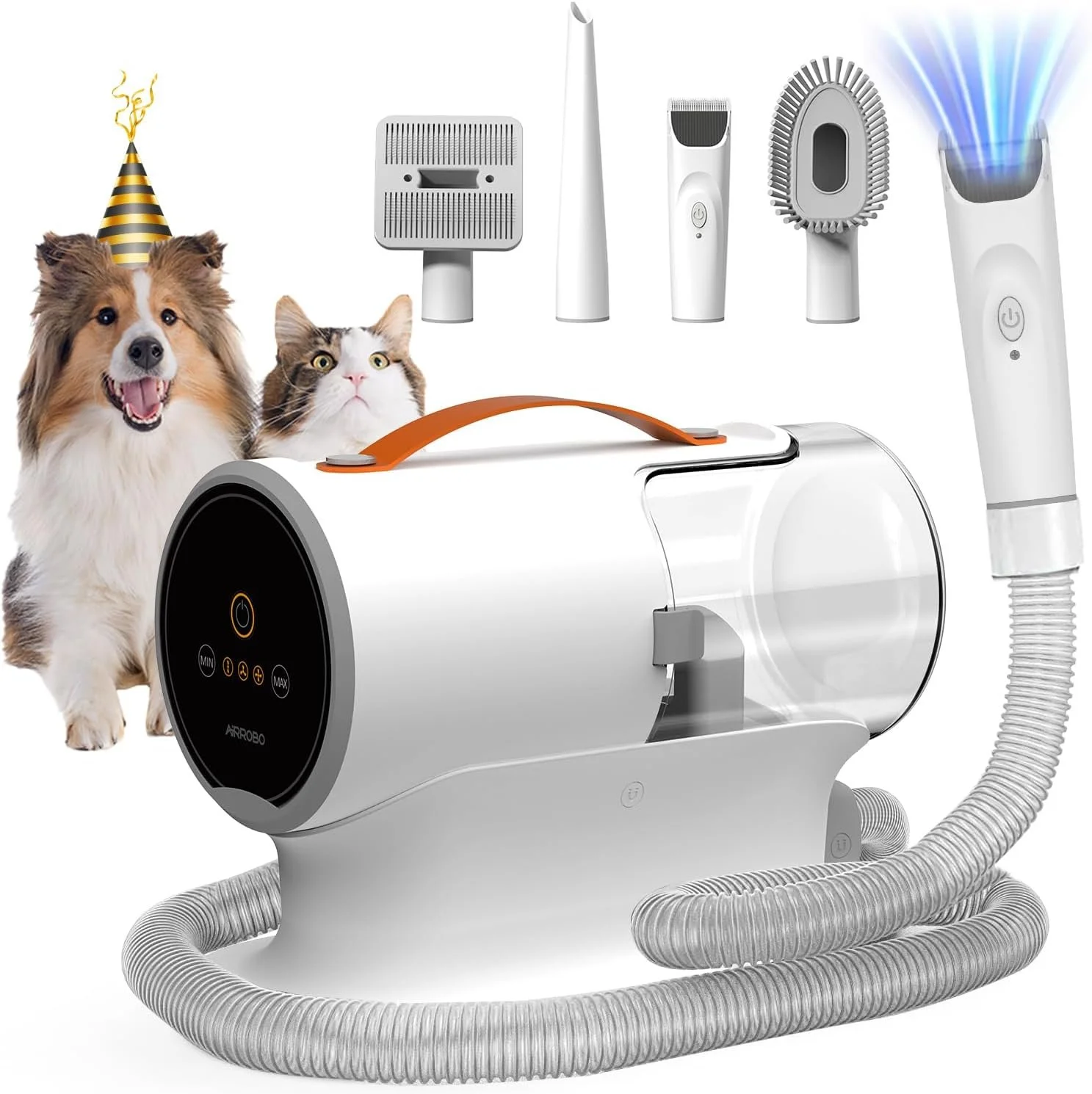 AIRROBO Dog Grooming Vacuum Kit,